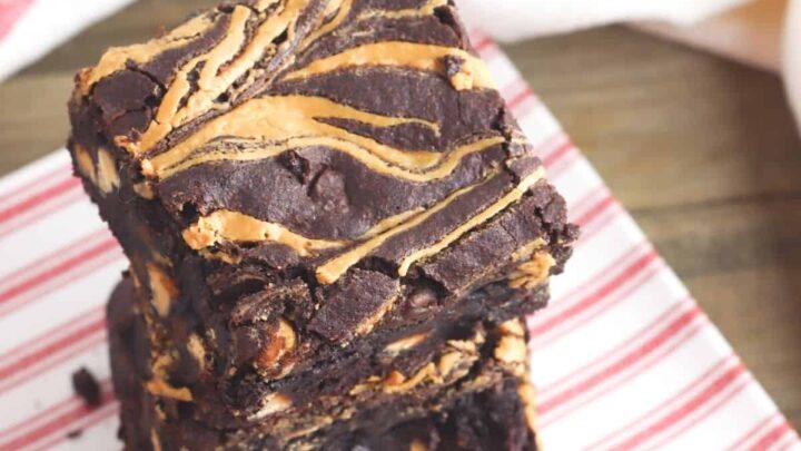 Peanut Butter Brownies Recipe Dine Dream Discover