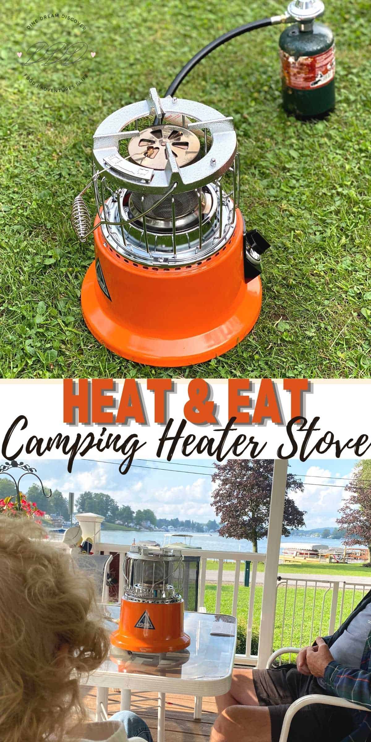 BEST Heat and Eat 2 in 1 Camping Stove Heater