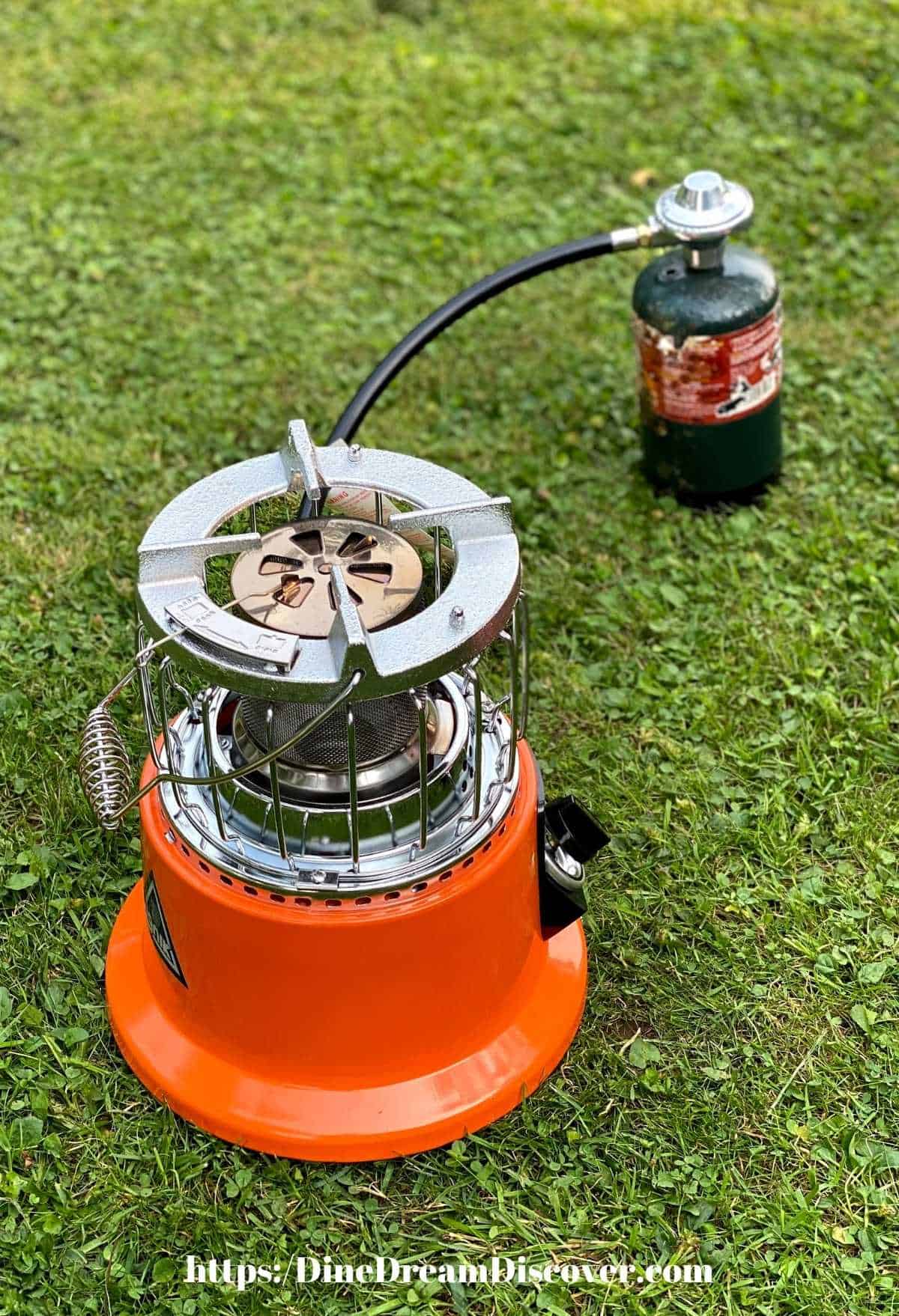 BEST Heat and Eat 2 in 1 Camping Stove Heater