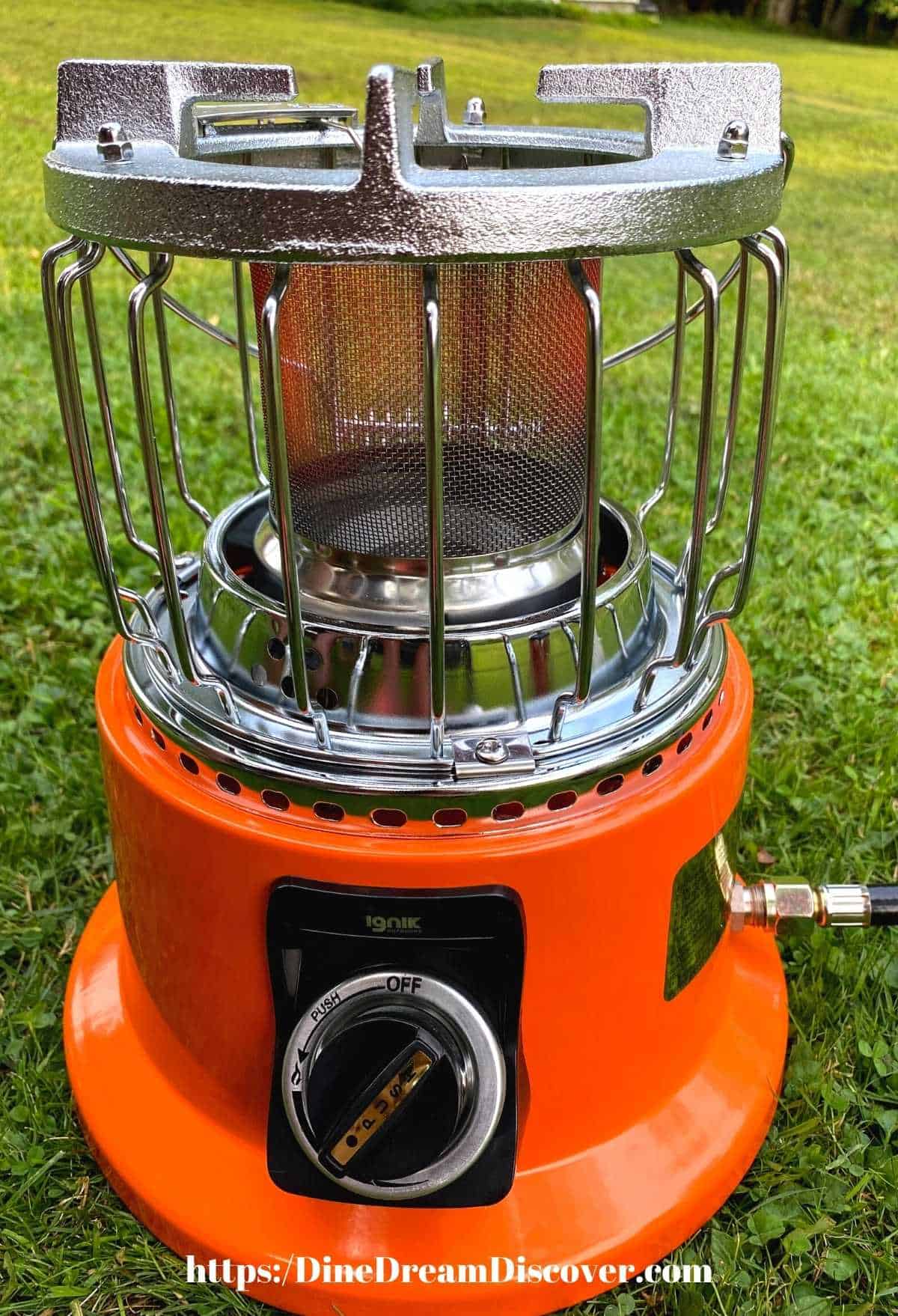 BEST Heat and Eat 2 in 1 Camping Stove Heater