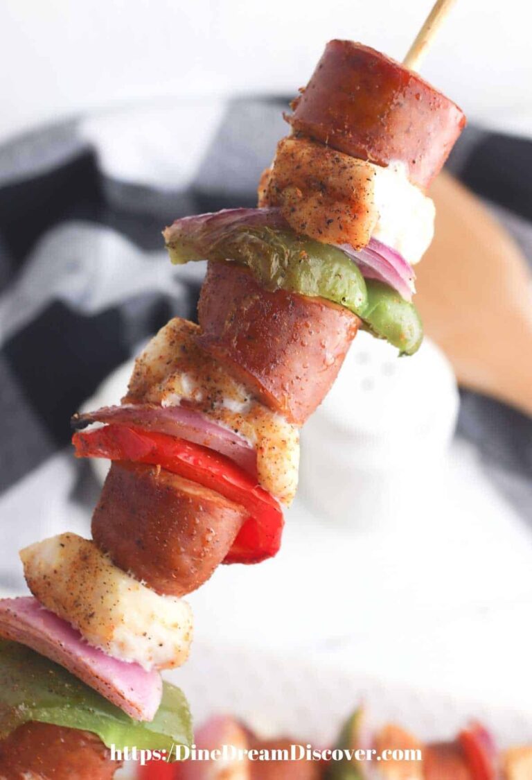 Baked Cajun Chicken Kabobs Dine Dream Discover