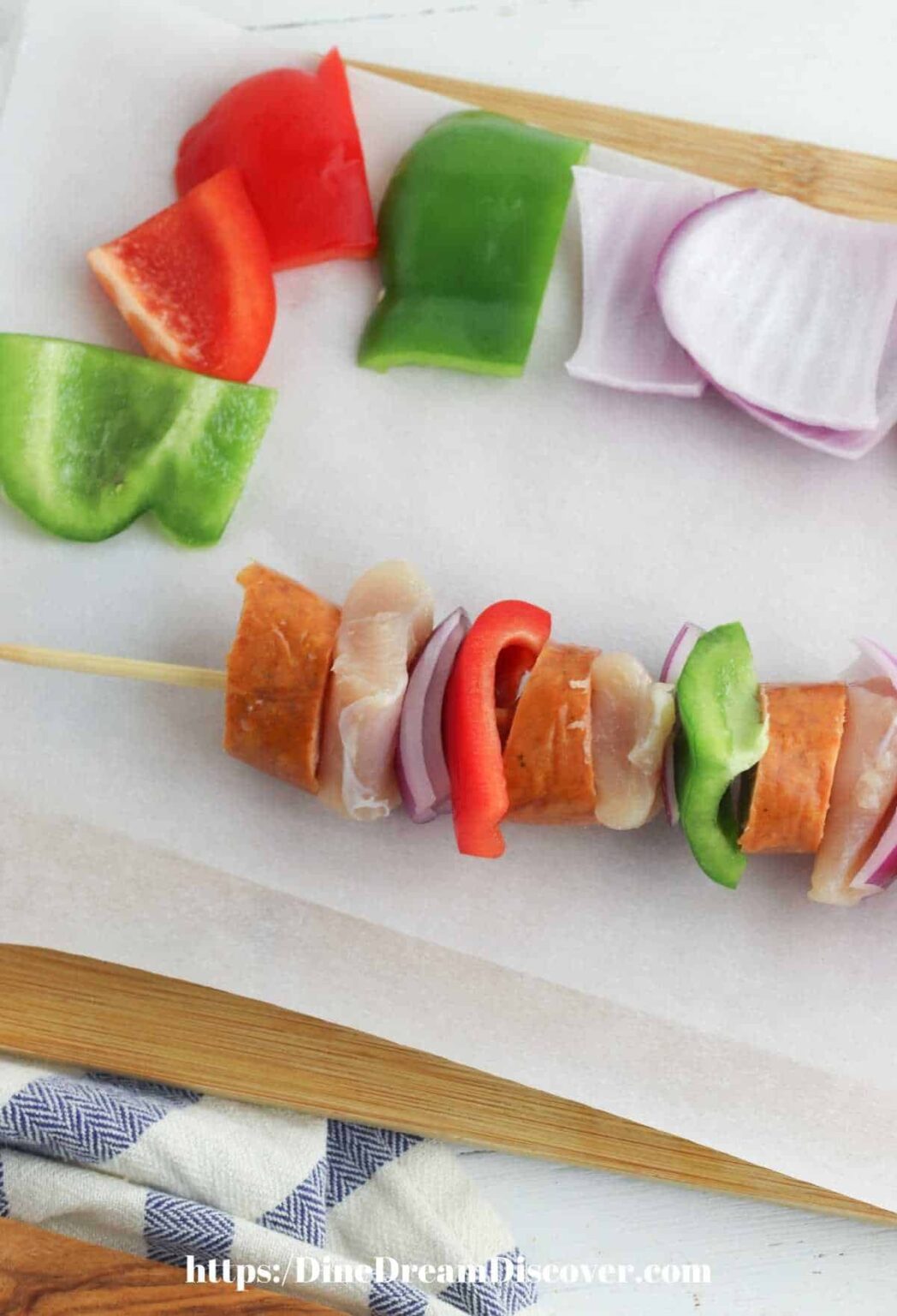 Baked Cajun Chicken Kabobs Dine Dream Discover