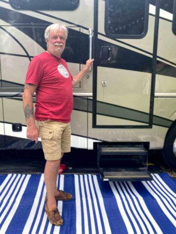 Decorative RV Patio Rug