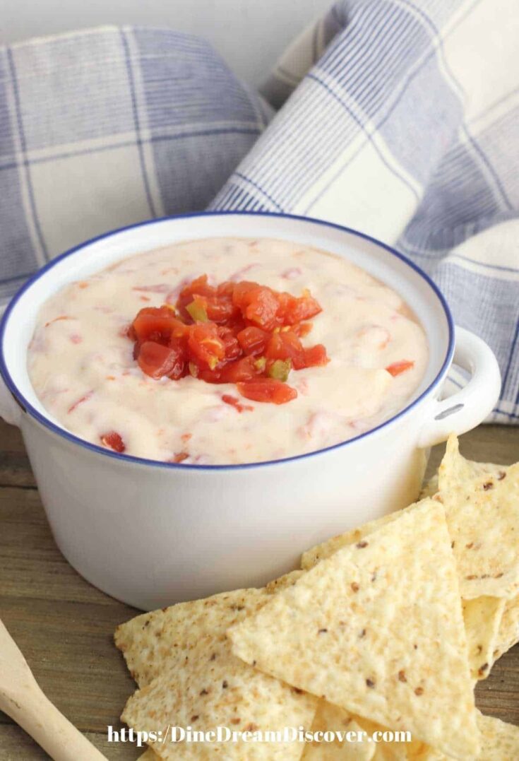 Slow Cooker 2 Ingredient Queso Blanco Dip