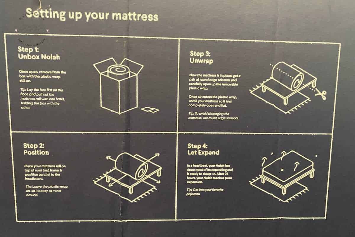 mattress directions