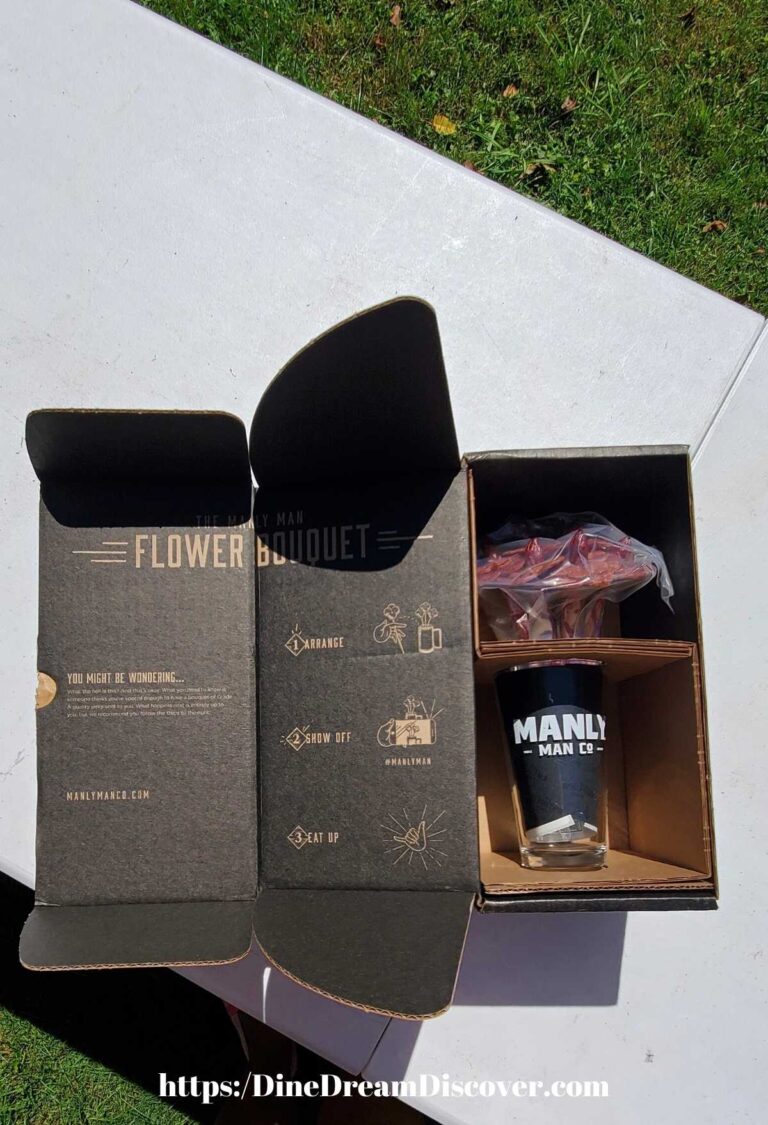 Beef Jerky Flower Bouquet from The Manly Man Co. Dine Dream Discover