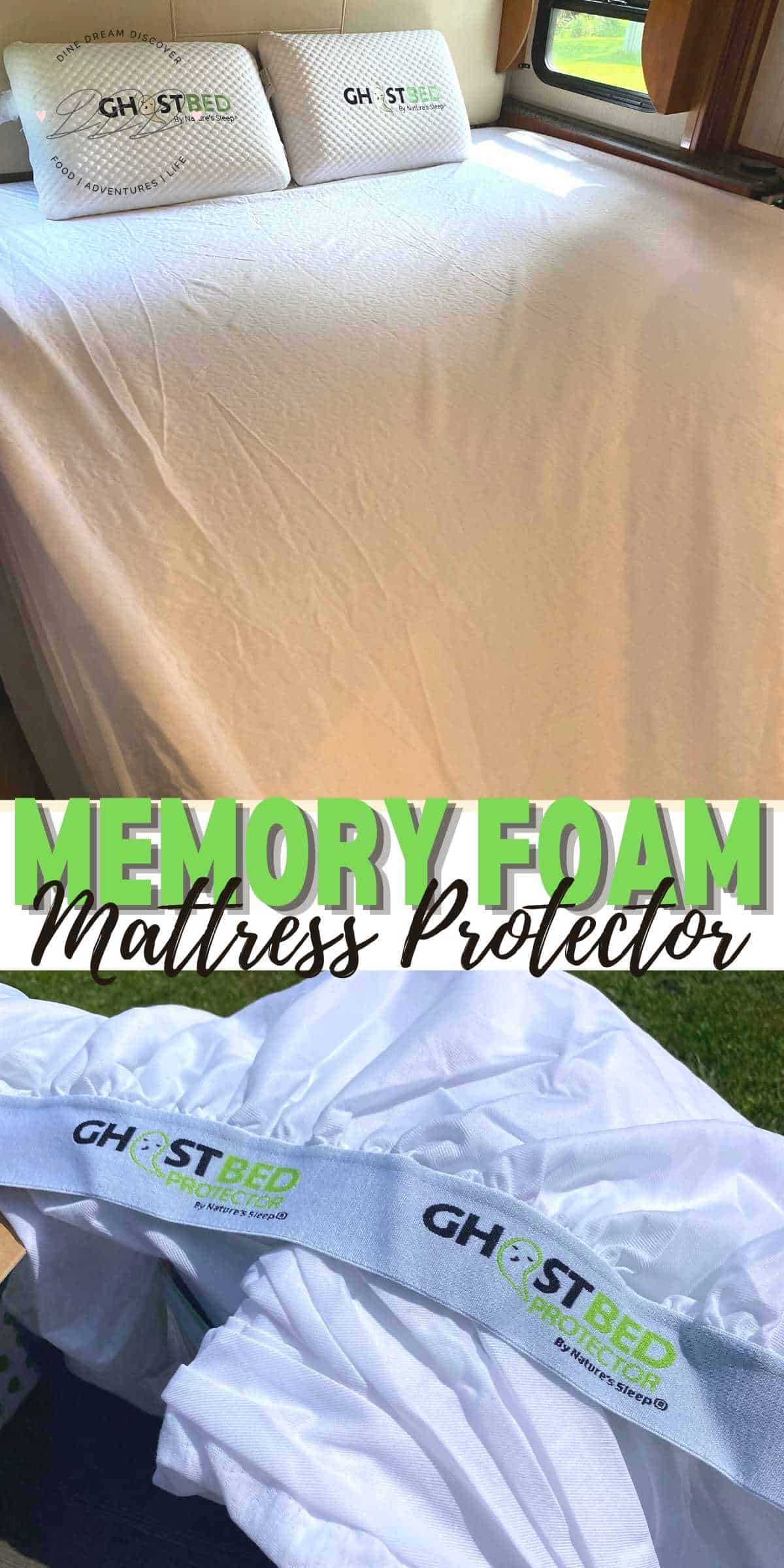 GHOSTBED MEMORY FOAM MATTRESS PROTECTOR