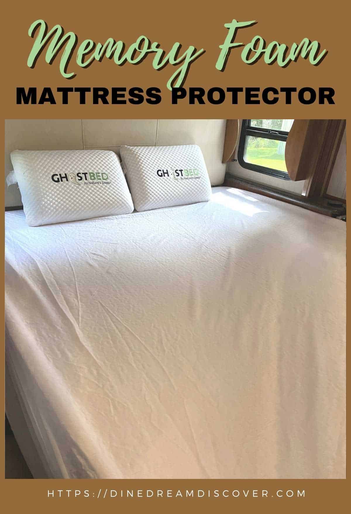 GHOSTBED MEMORY FOAM MATTRESS PROTECTOR