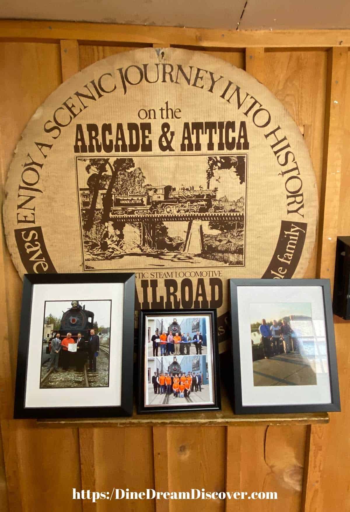 Step back in time aboard the Attica Arcade Railroad Train