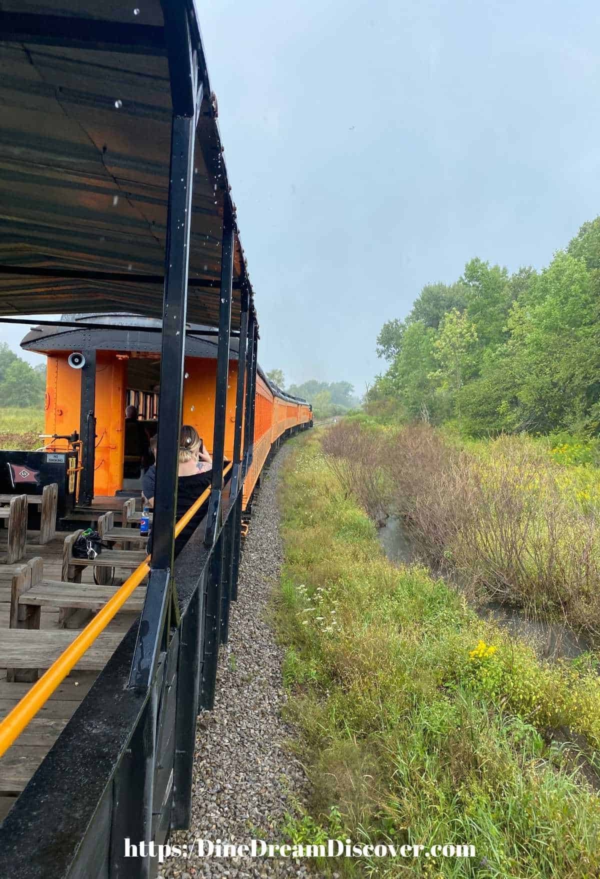 Step back in time aboard the Attica Arcade Railroad Train 