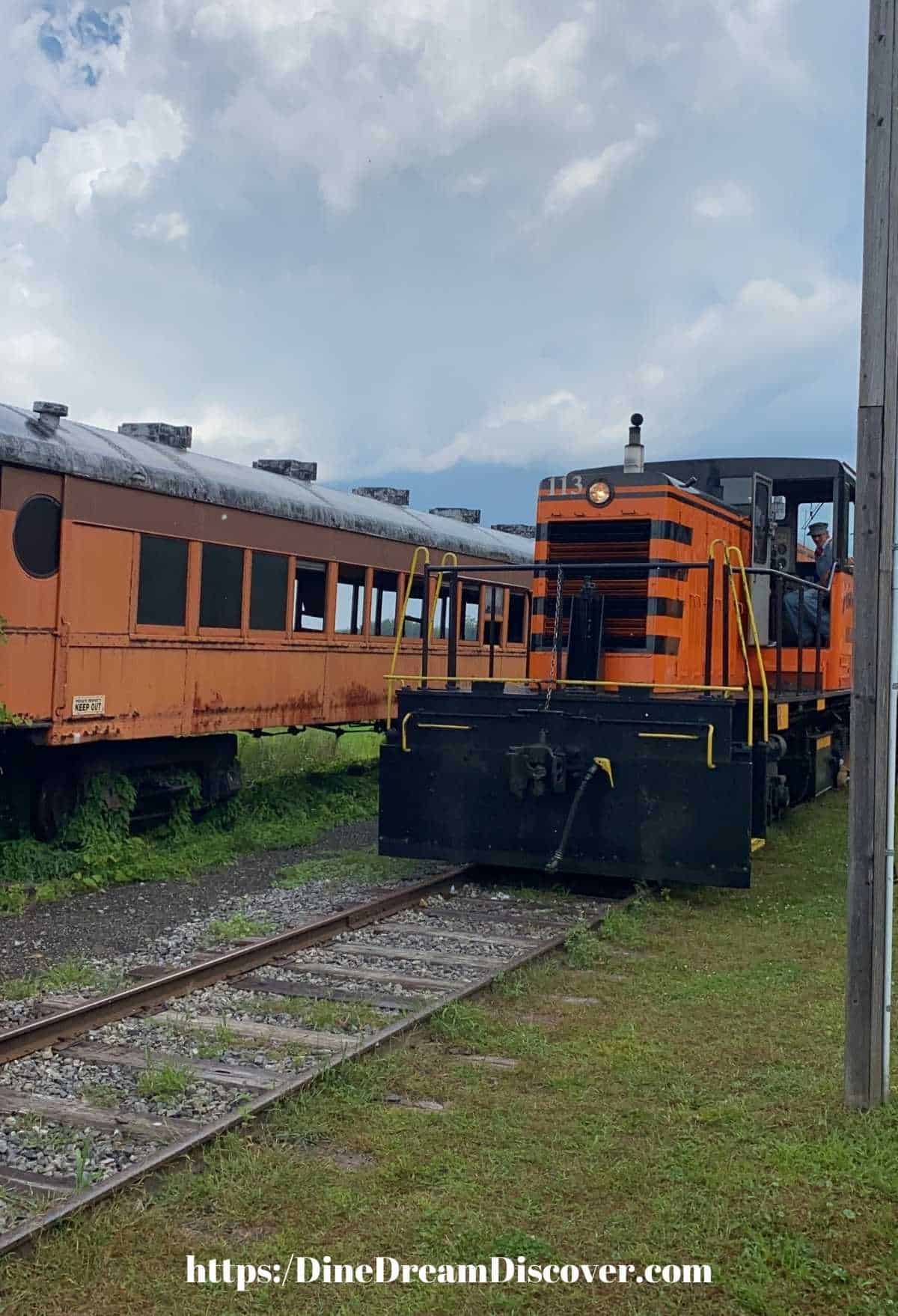 Step back in time aboard the Attica Arcade Railroad Train 