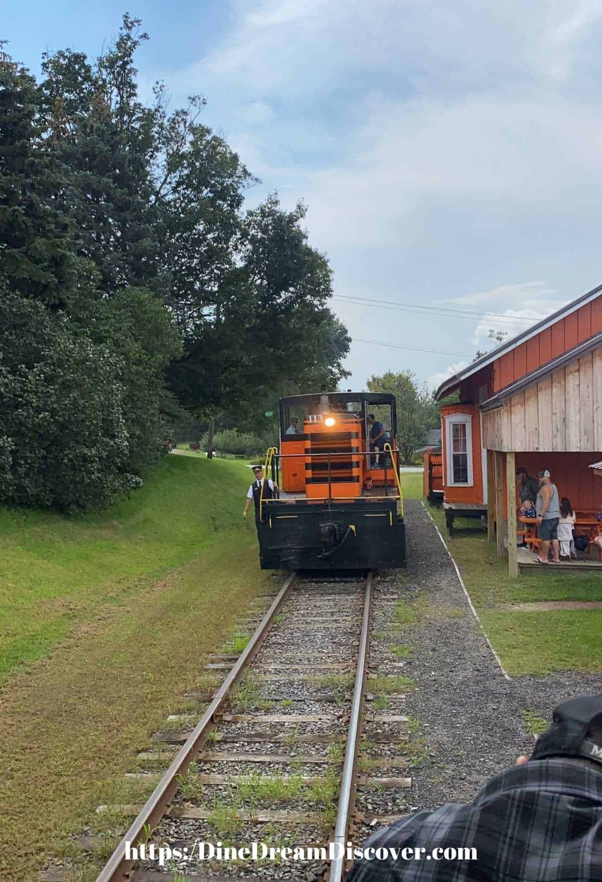 Step back in time aboard the Attica Arcade Railroad Train 