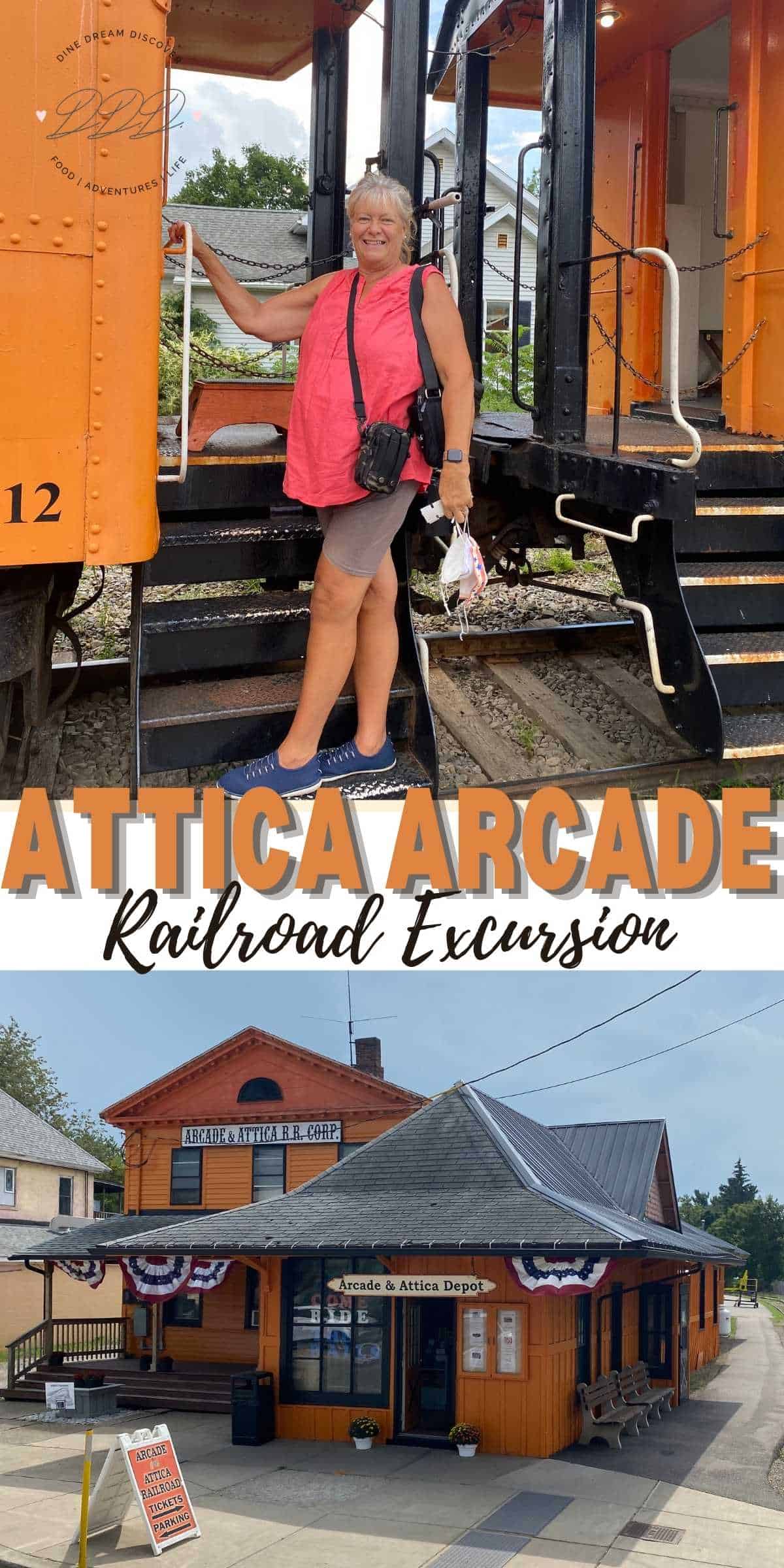 Step back in time aboard the Attica Arcade Railroad Train