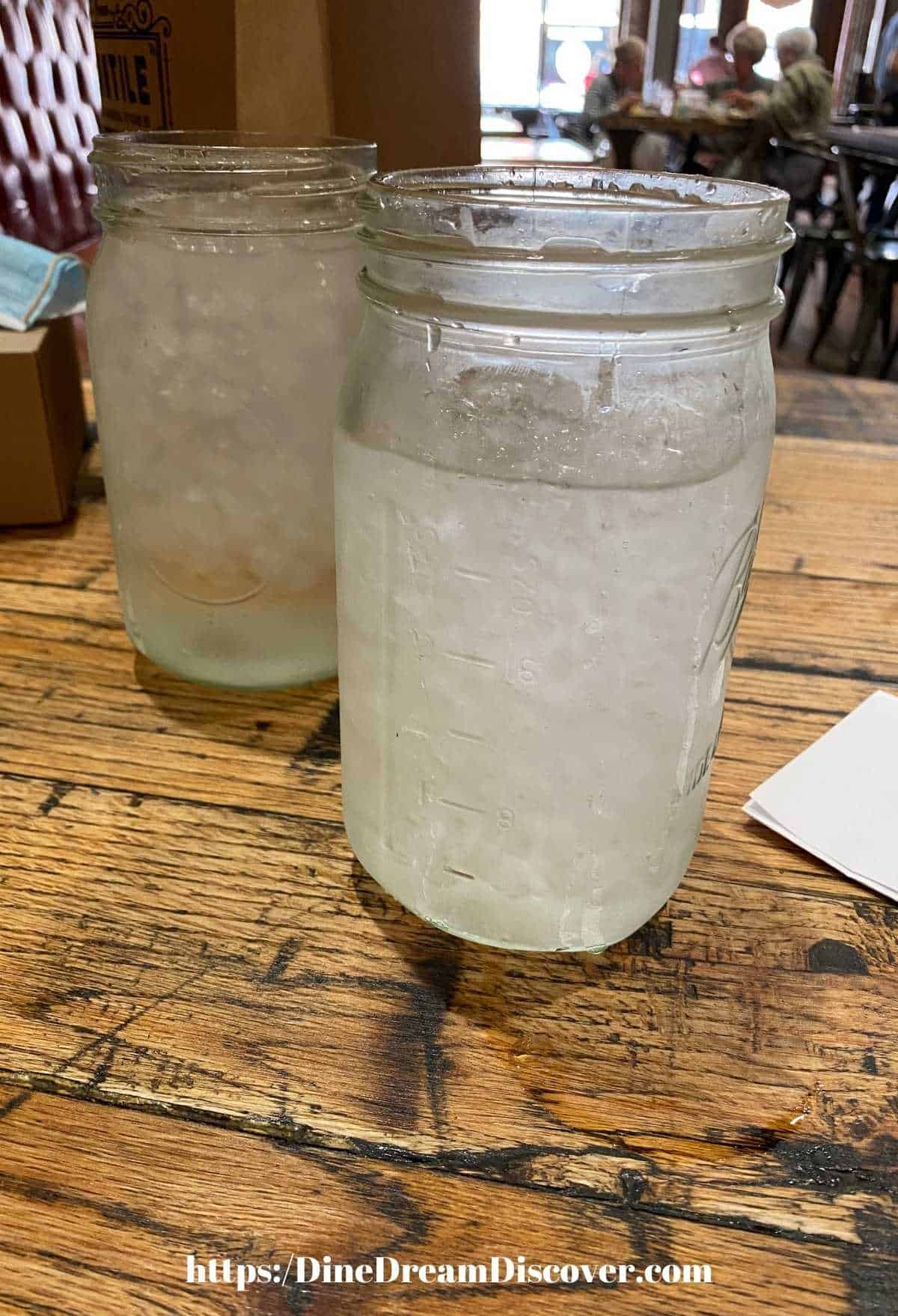 mason jar beverages