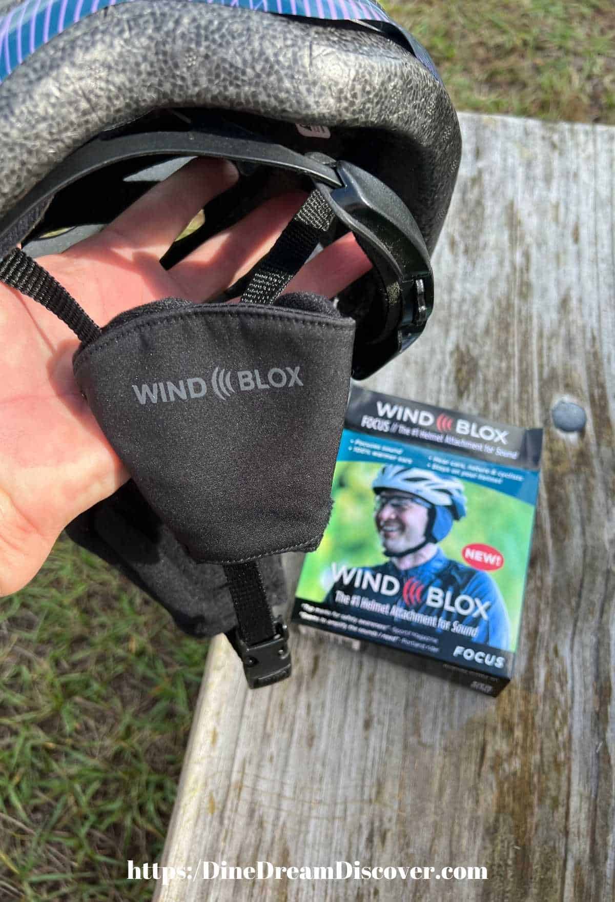 Wind-Blox Focus - Bruit du vent pour fixation de casque de vélo