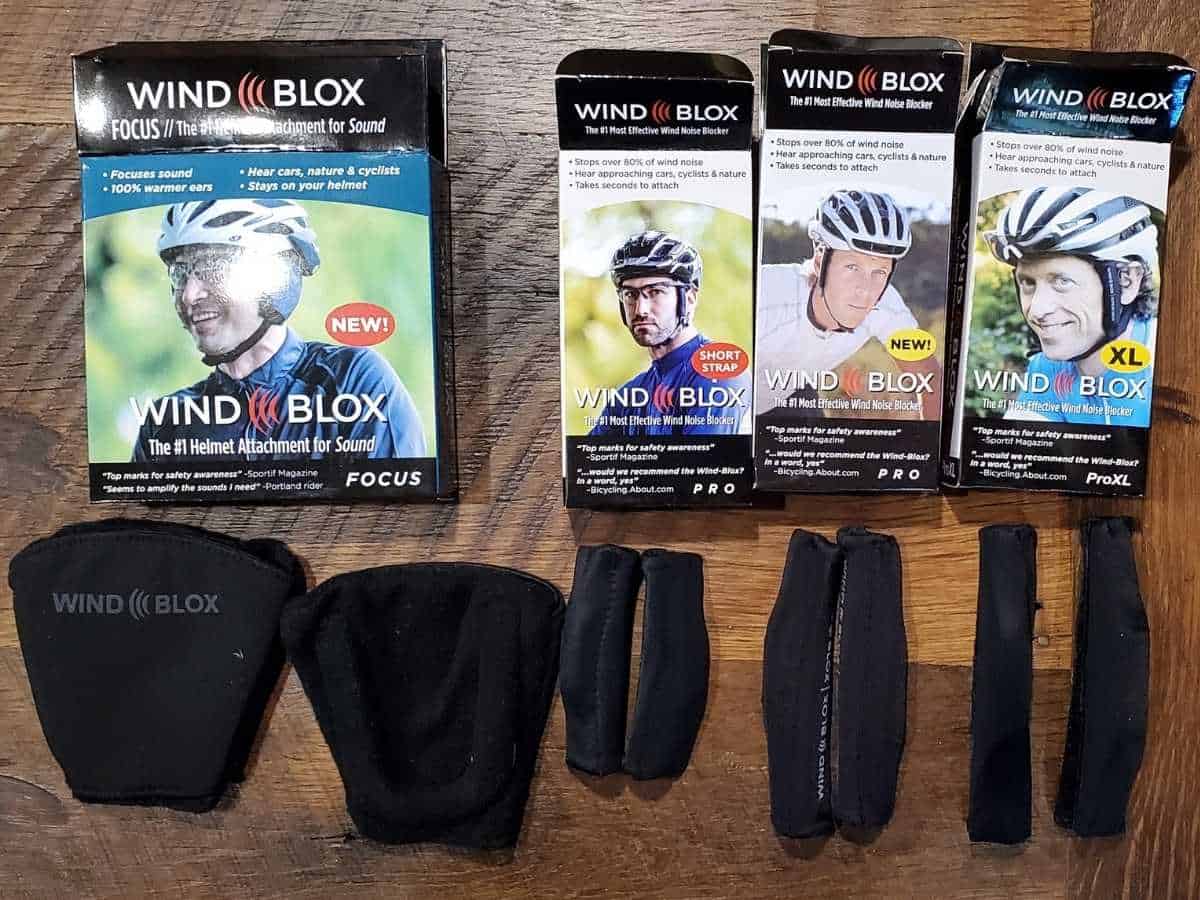 Wind-Blox Focus - Bruit du vent pour fixation de casque de vélo