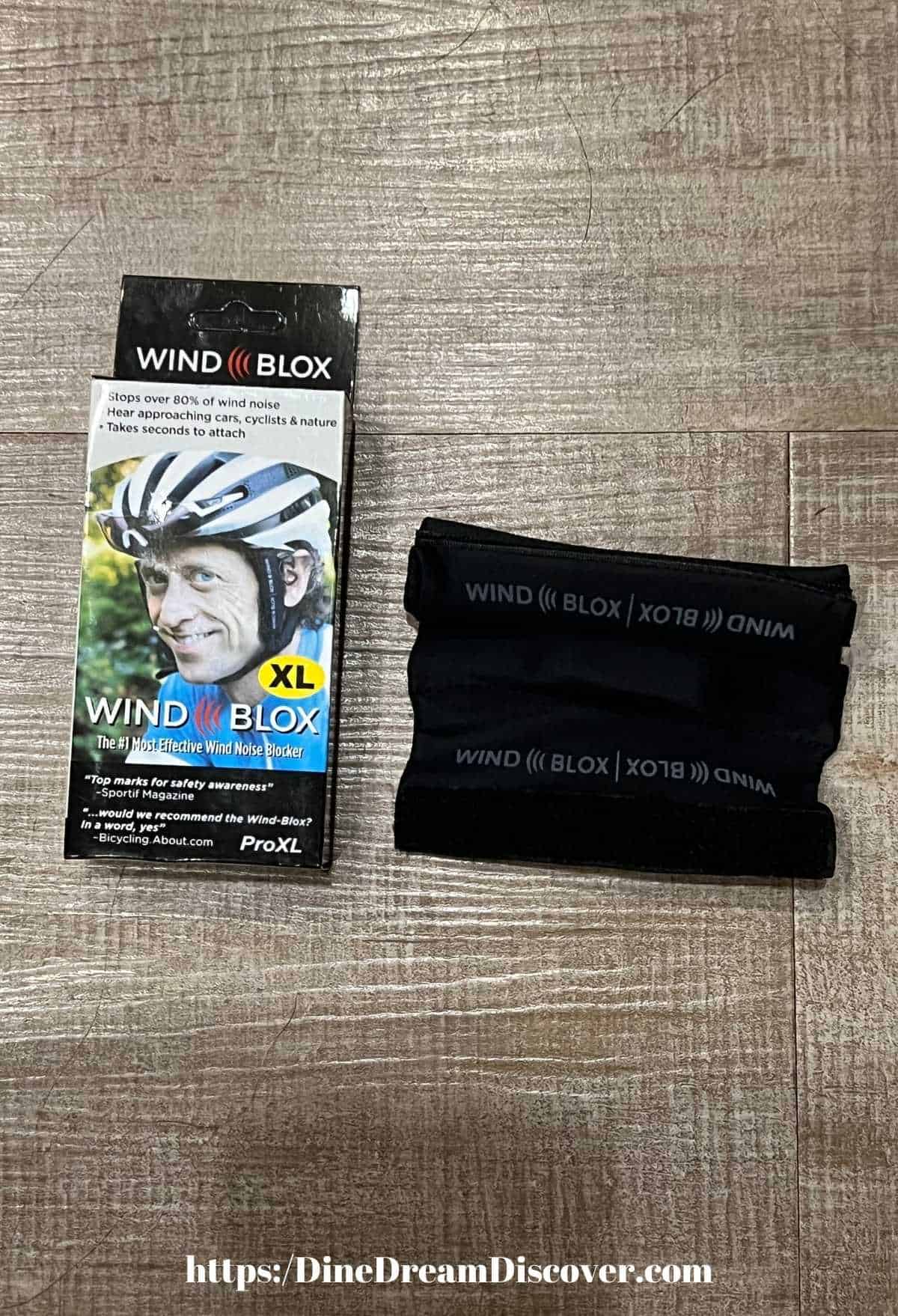 Cycling wind noise discount reducer