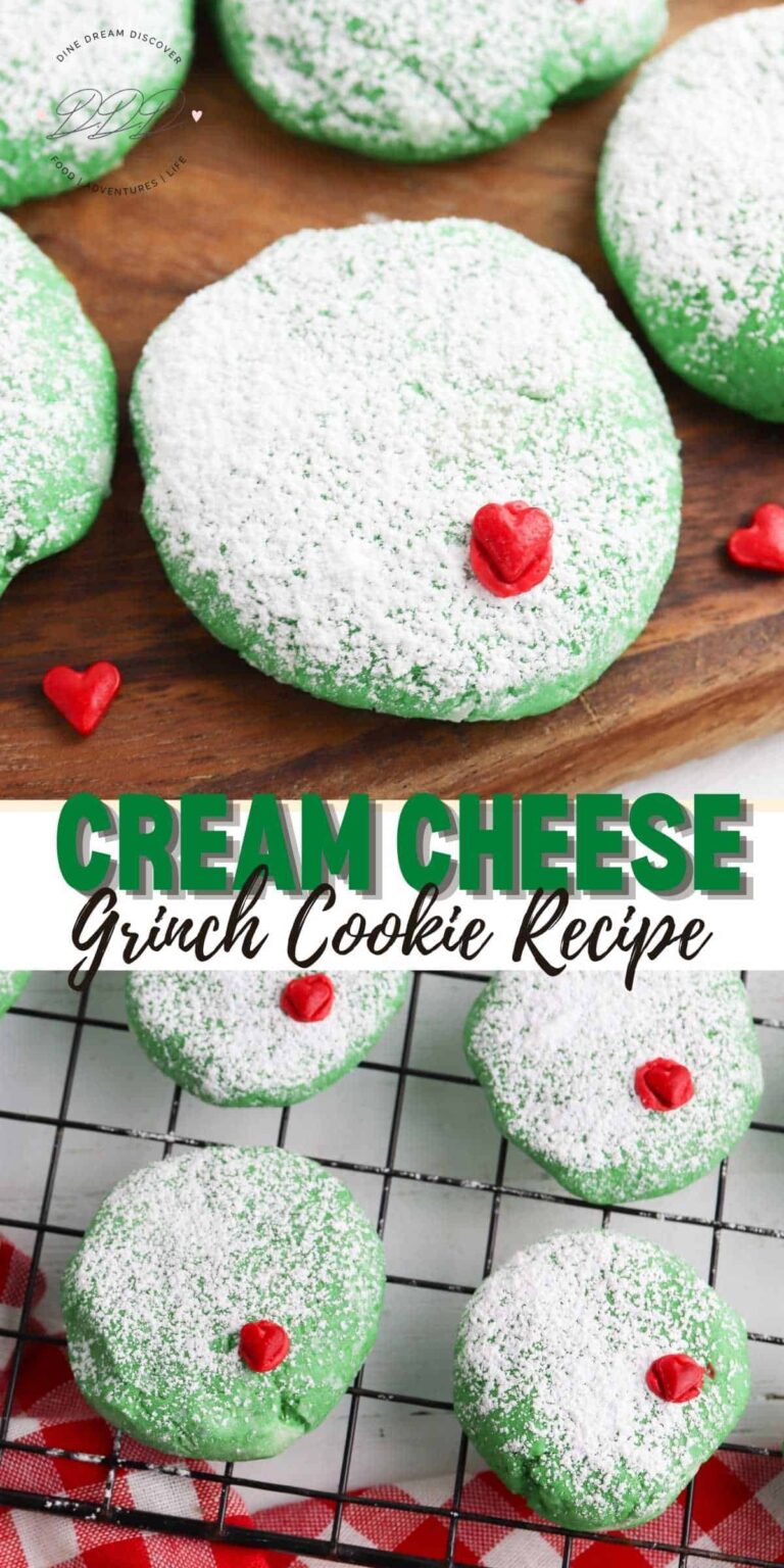 Cream Cheese Grinch Cookies Dine Dream Discover