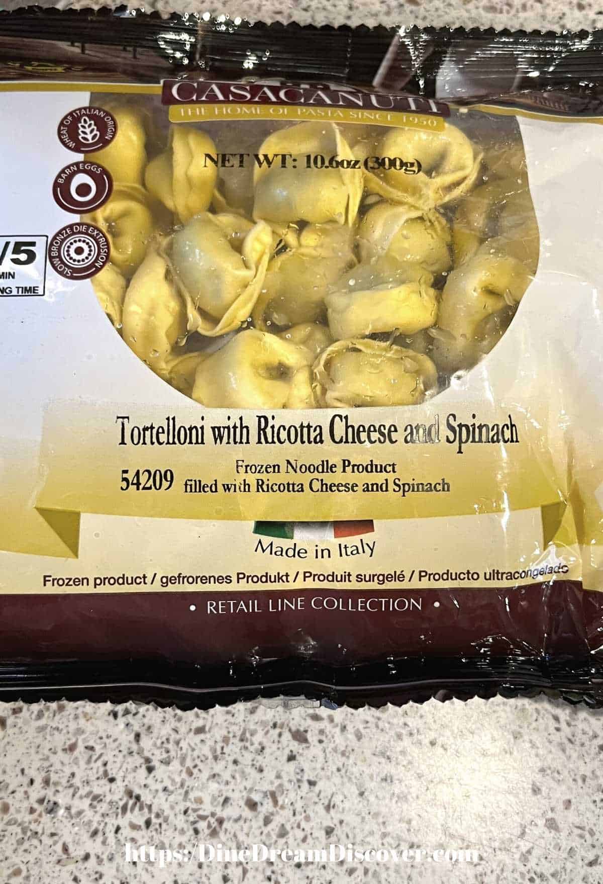 spinach tortellini