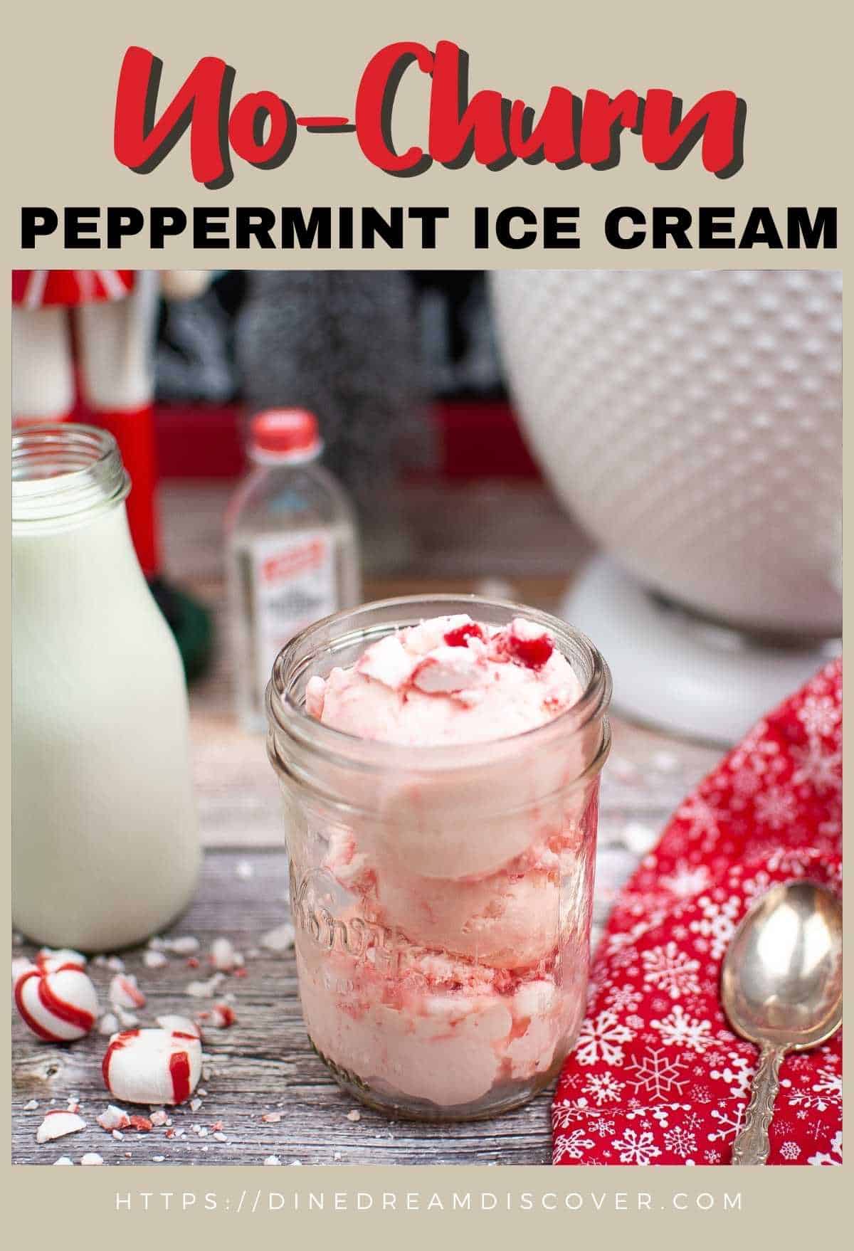 No-Churn Peppermint Ice Cream Recipe