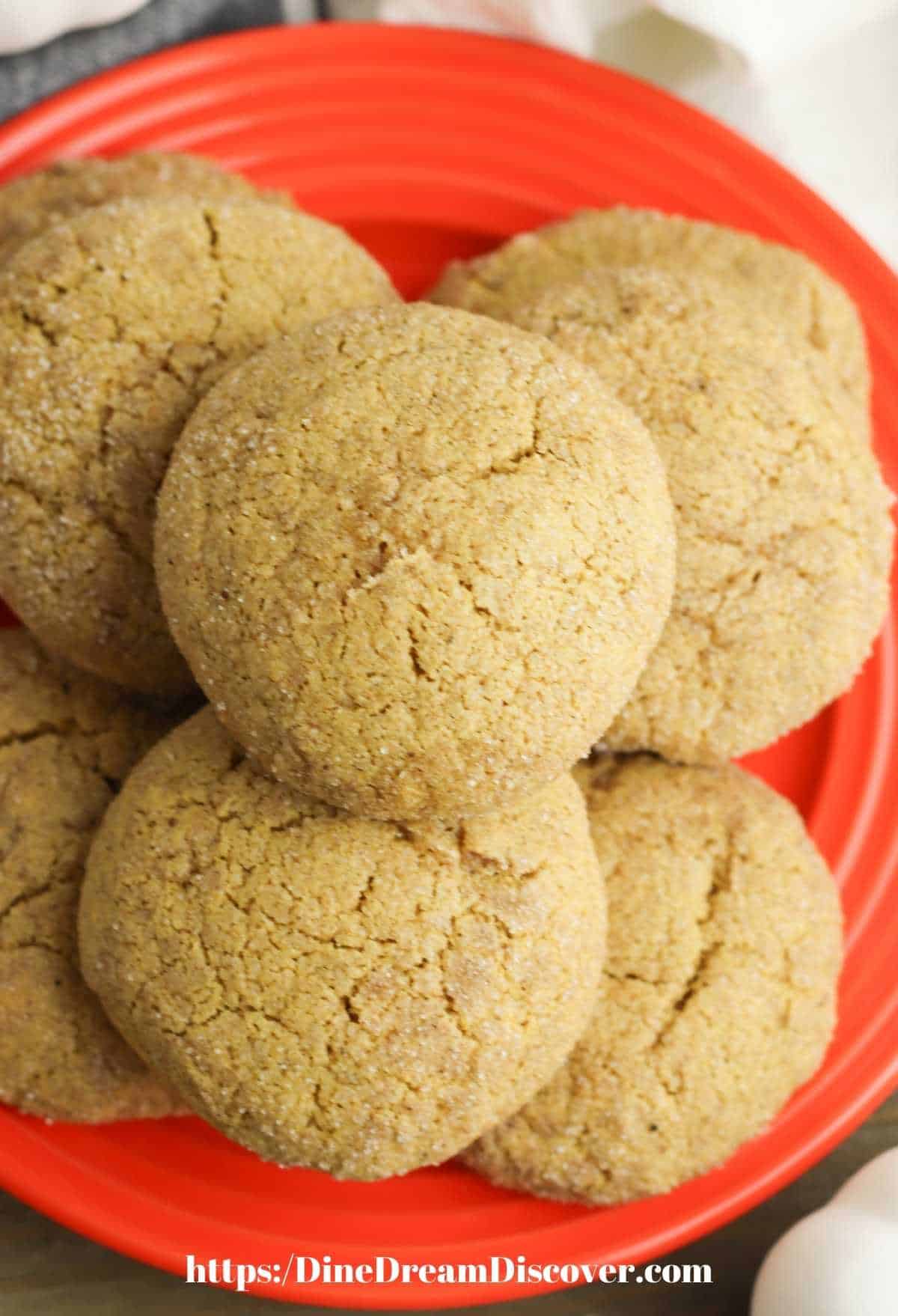Soft and Chewy Pumpkin Cookies