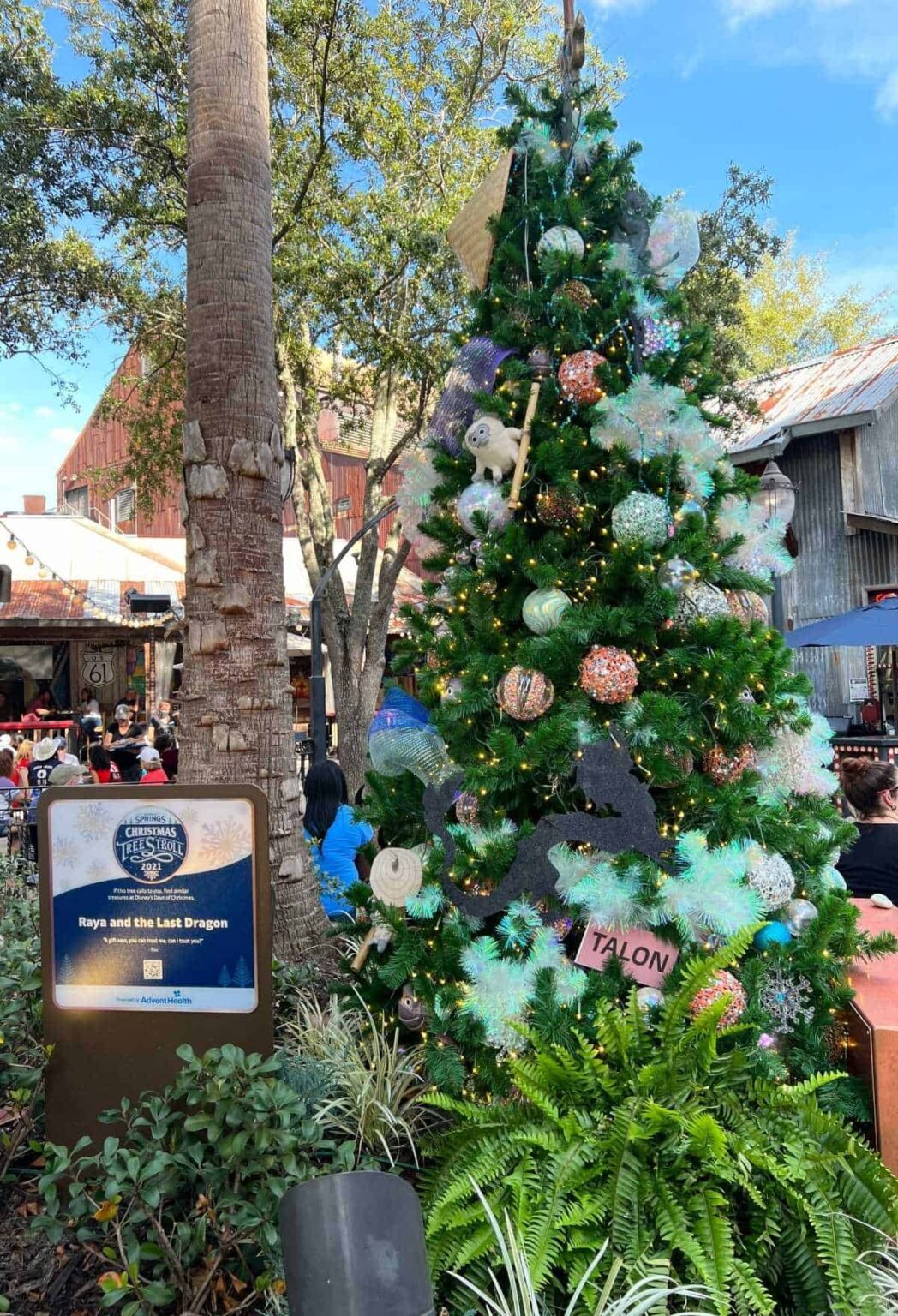 Disney Springs Christmas Tree Stroll