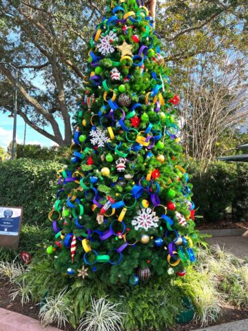 Disney Springs Christmas Tree Stroll toy story