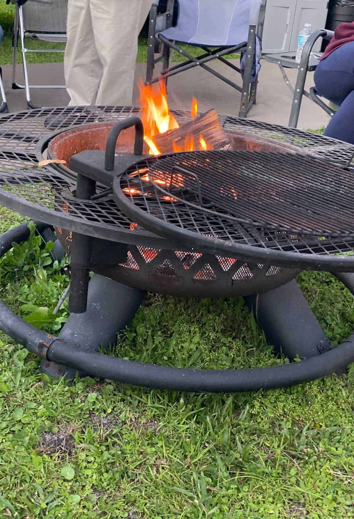 traditional fire pit