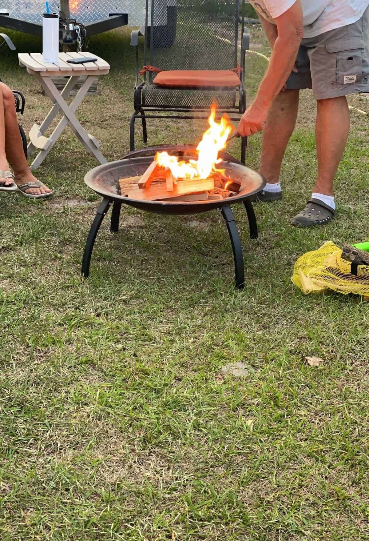 folding fire pit