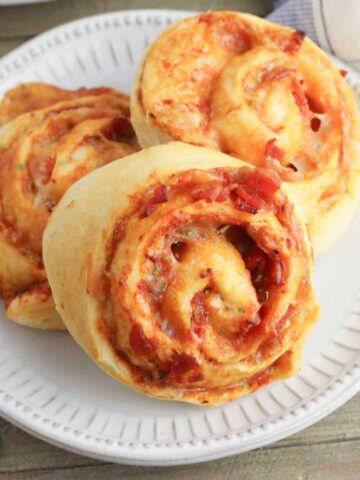 Crescent Roll Pizza Pinwheels
