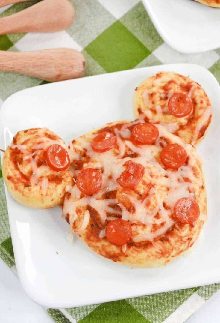 Mickey Mouse Pretzel Pizza Recipe