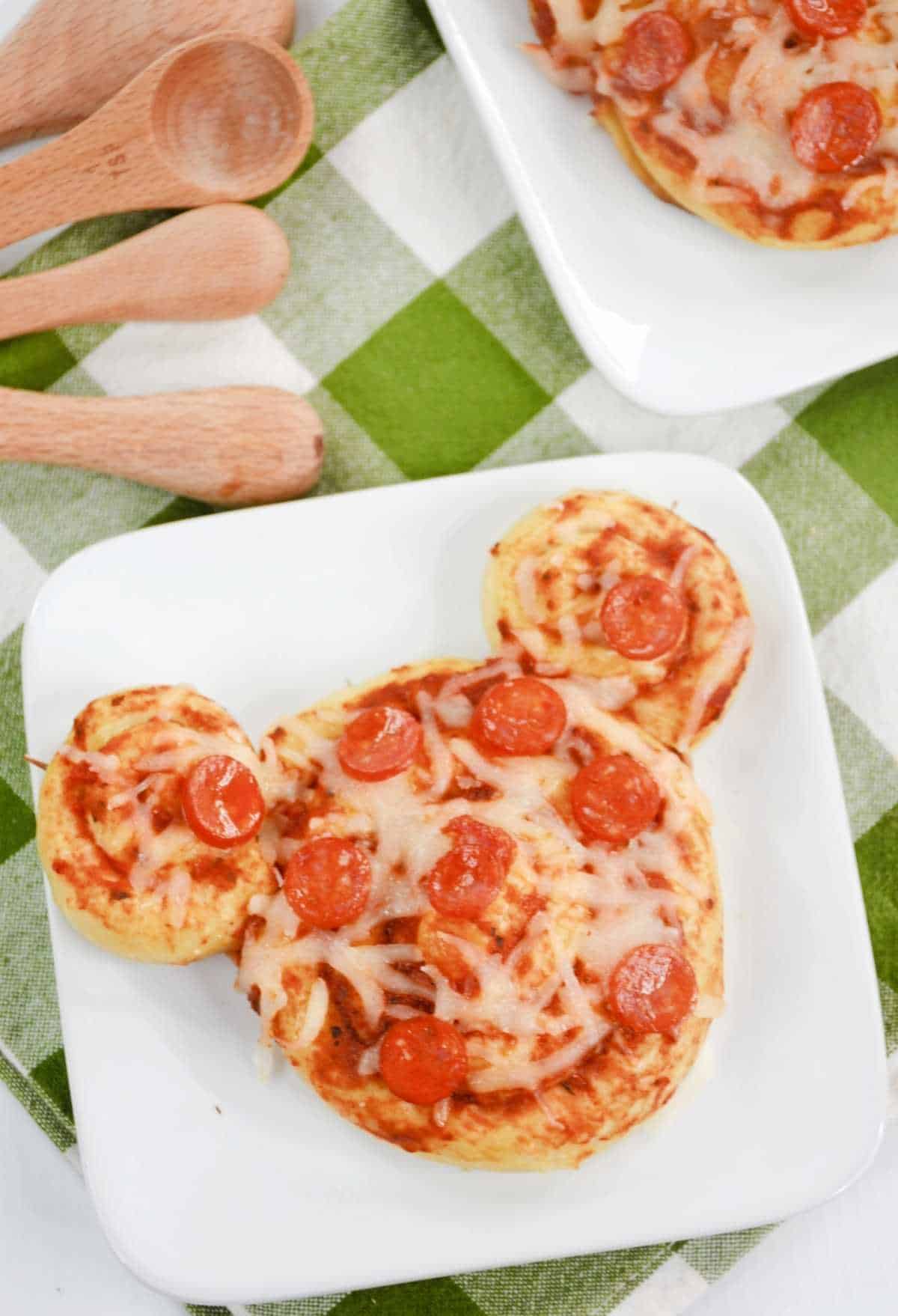 Mickey Mouse Pretzel Pizza Recipe