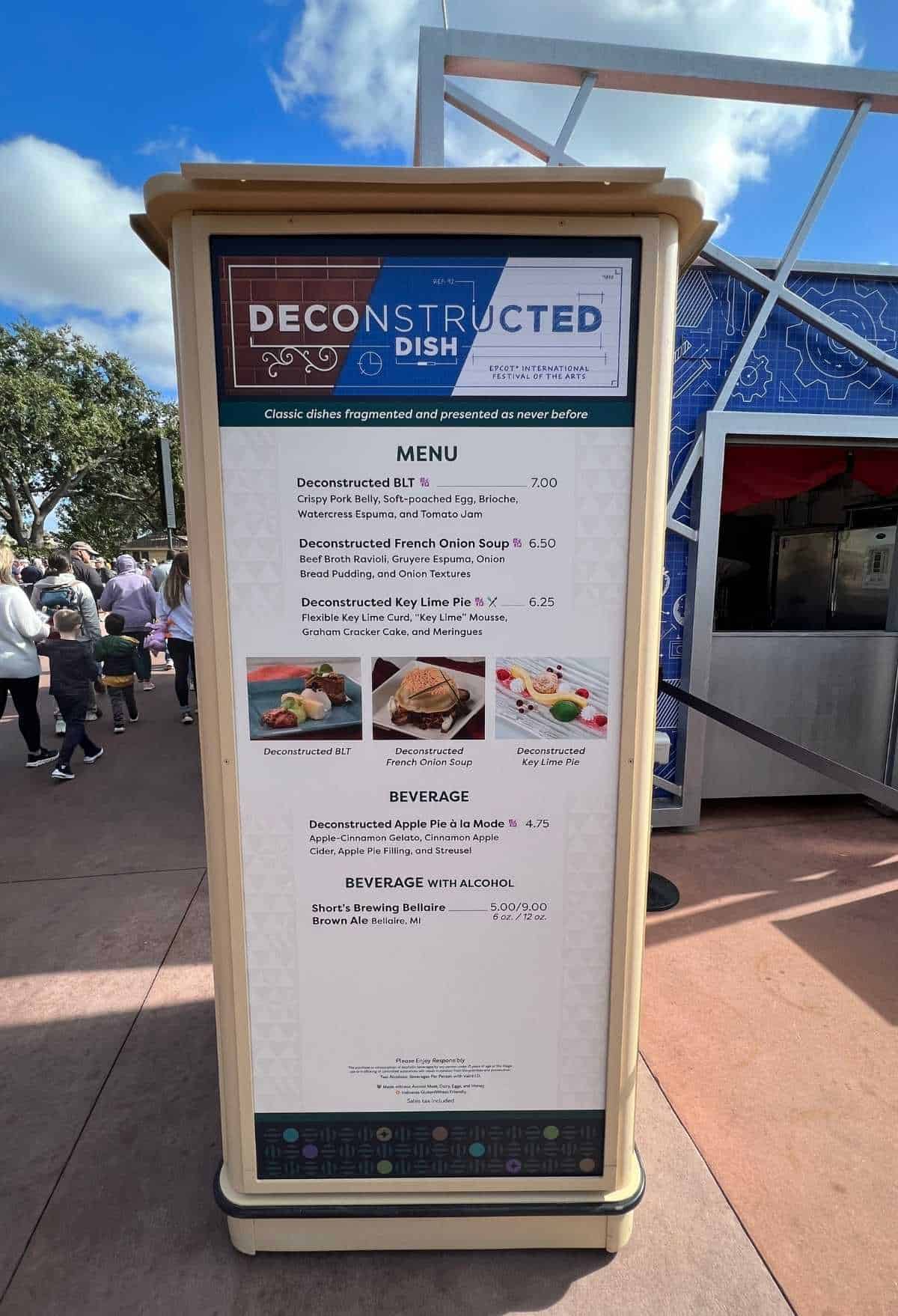 Deconstructed Dish (Near Port of Entry) epcot 2022