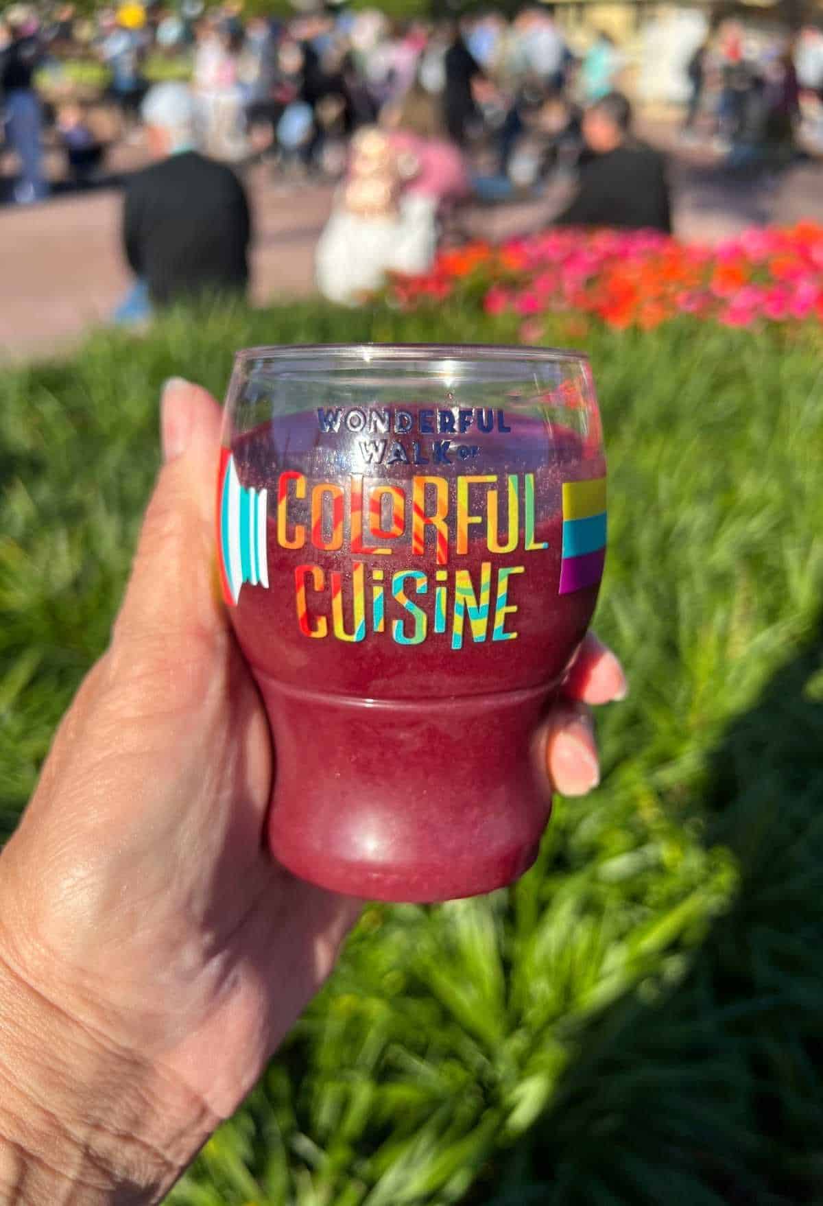 Deco Delights (Near Port of Entry) epcot 2022 berry slush