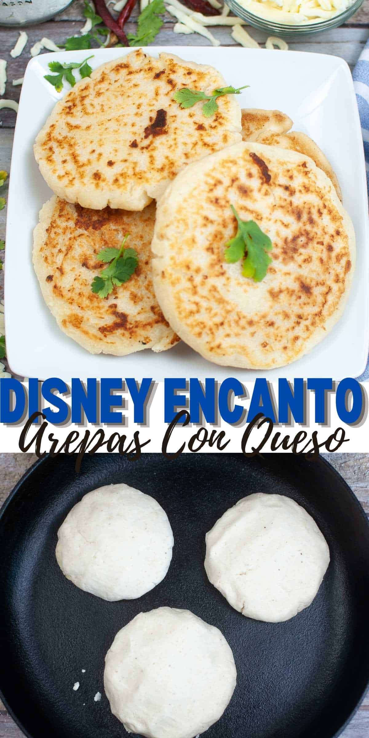 How to Make Disney Encanto Arepas Con Queso