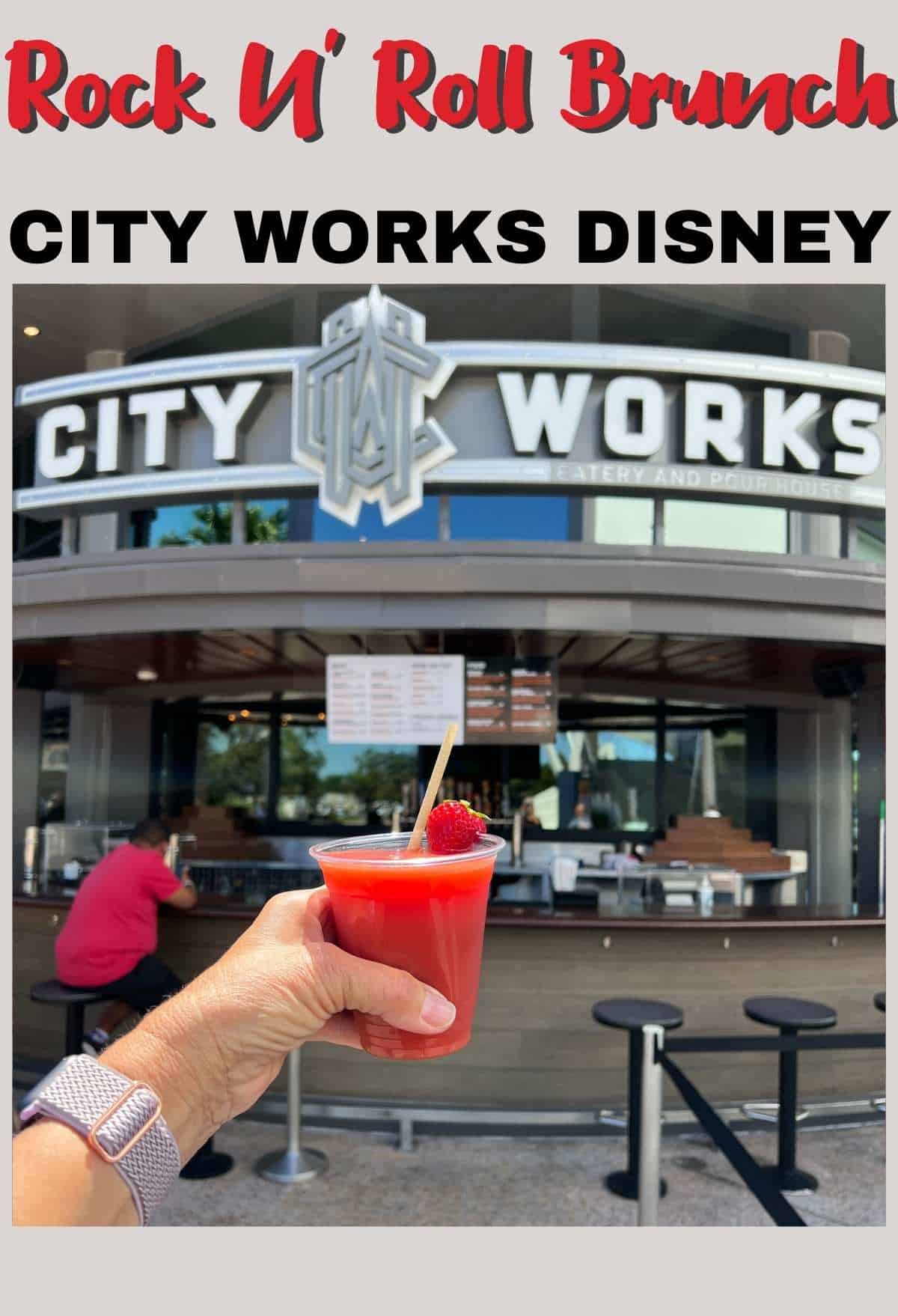 strawberry frose at city works disney springs