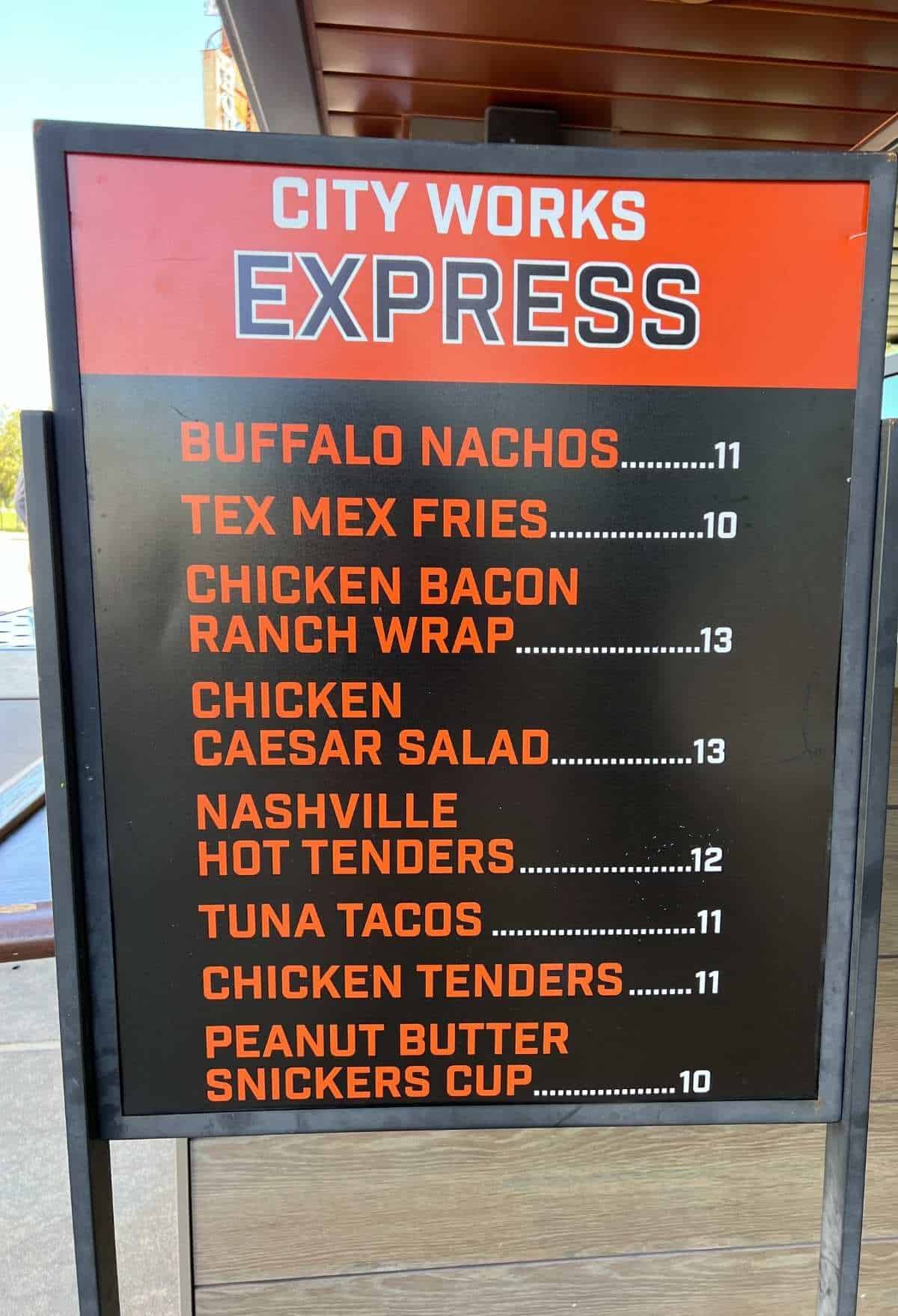 city works express menu