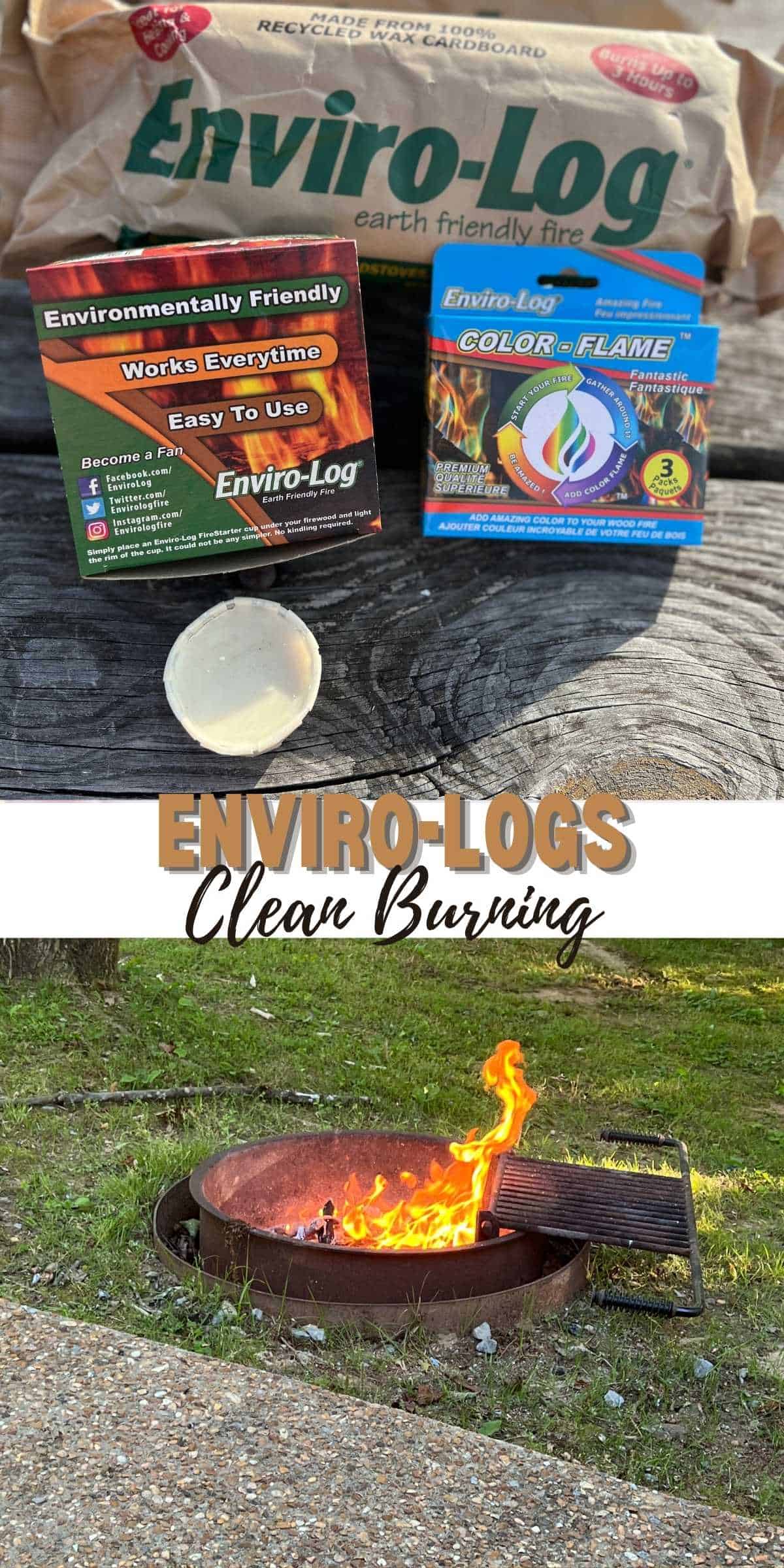 Burn safe with Enviro-logs