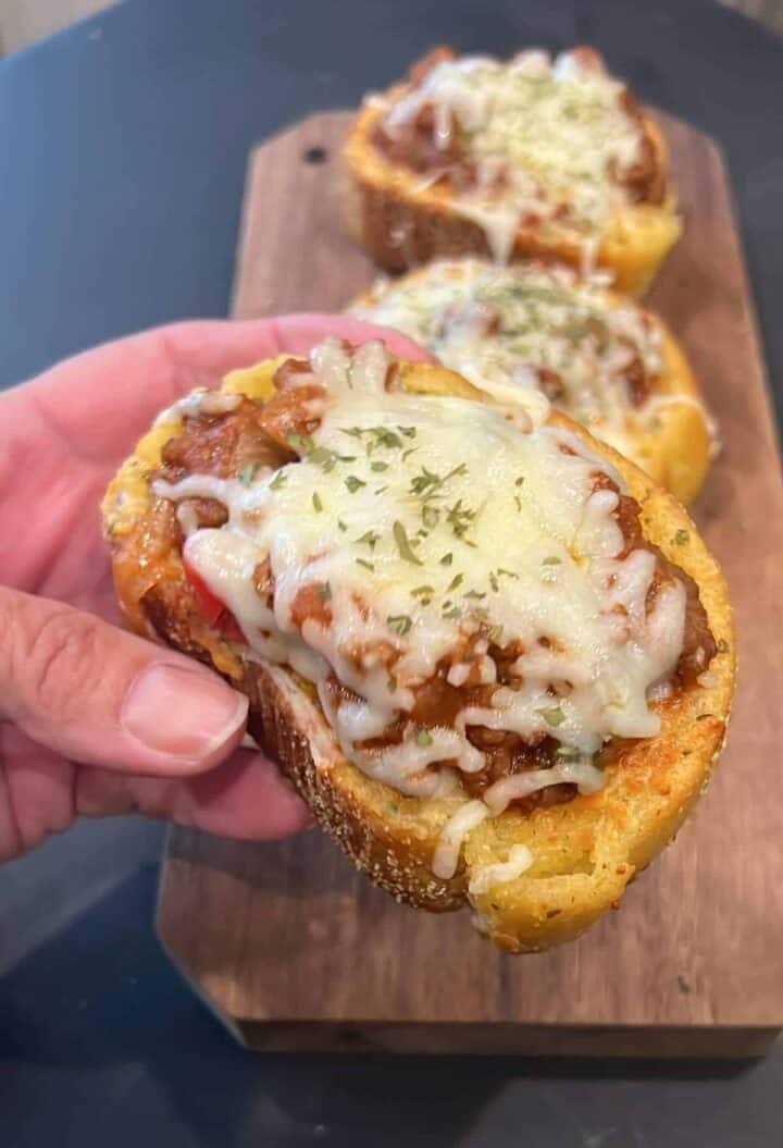 Garlic Bread Sloppy Joes Recipe Dine Dream Discover