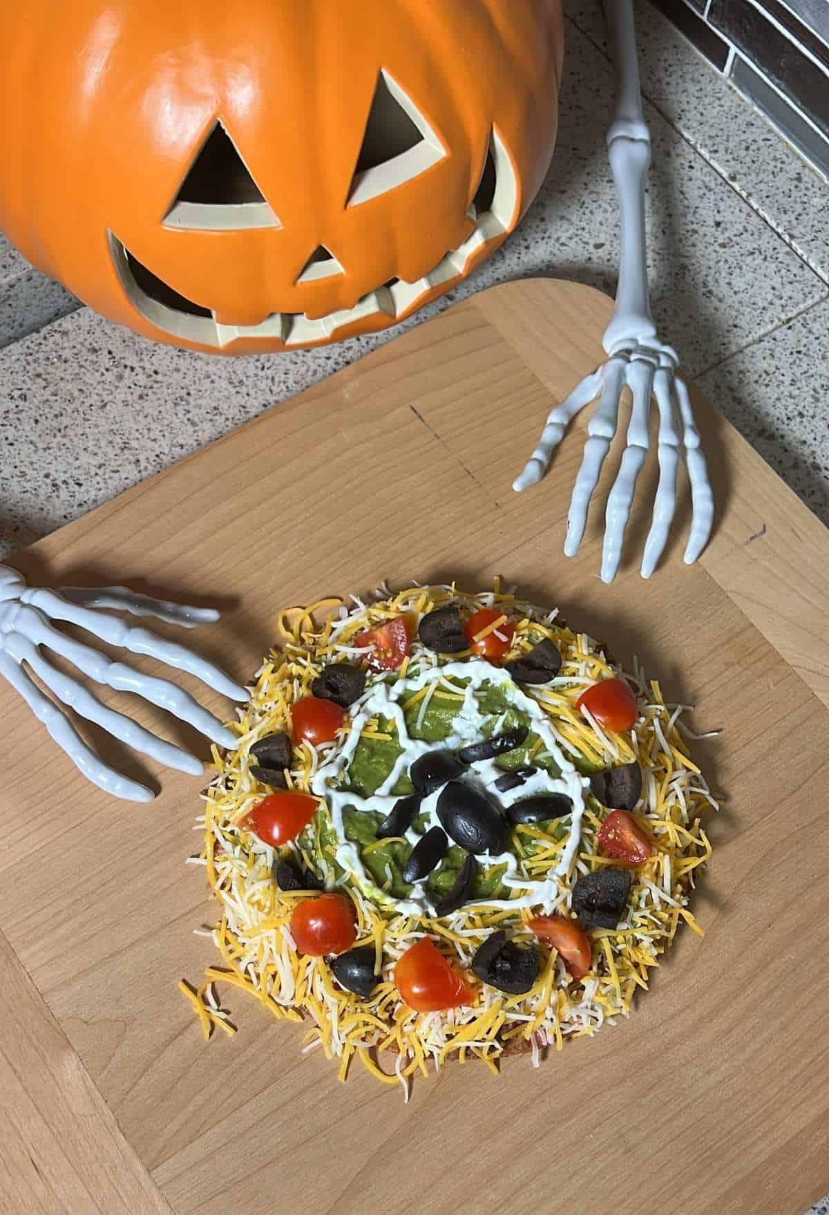 Spiderweb Taco Pizza