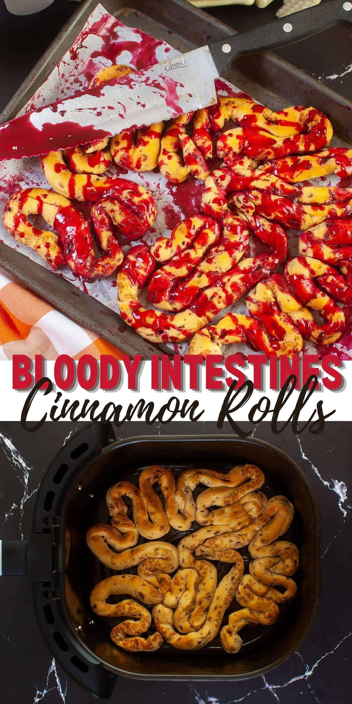 Bloody Intestines Cinnamon Rolls Recipe