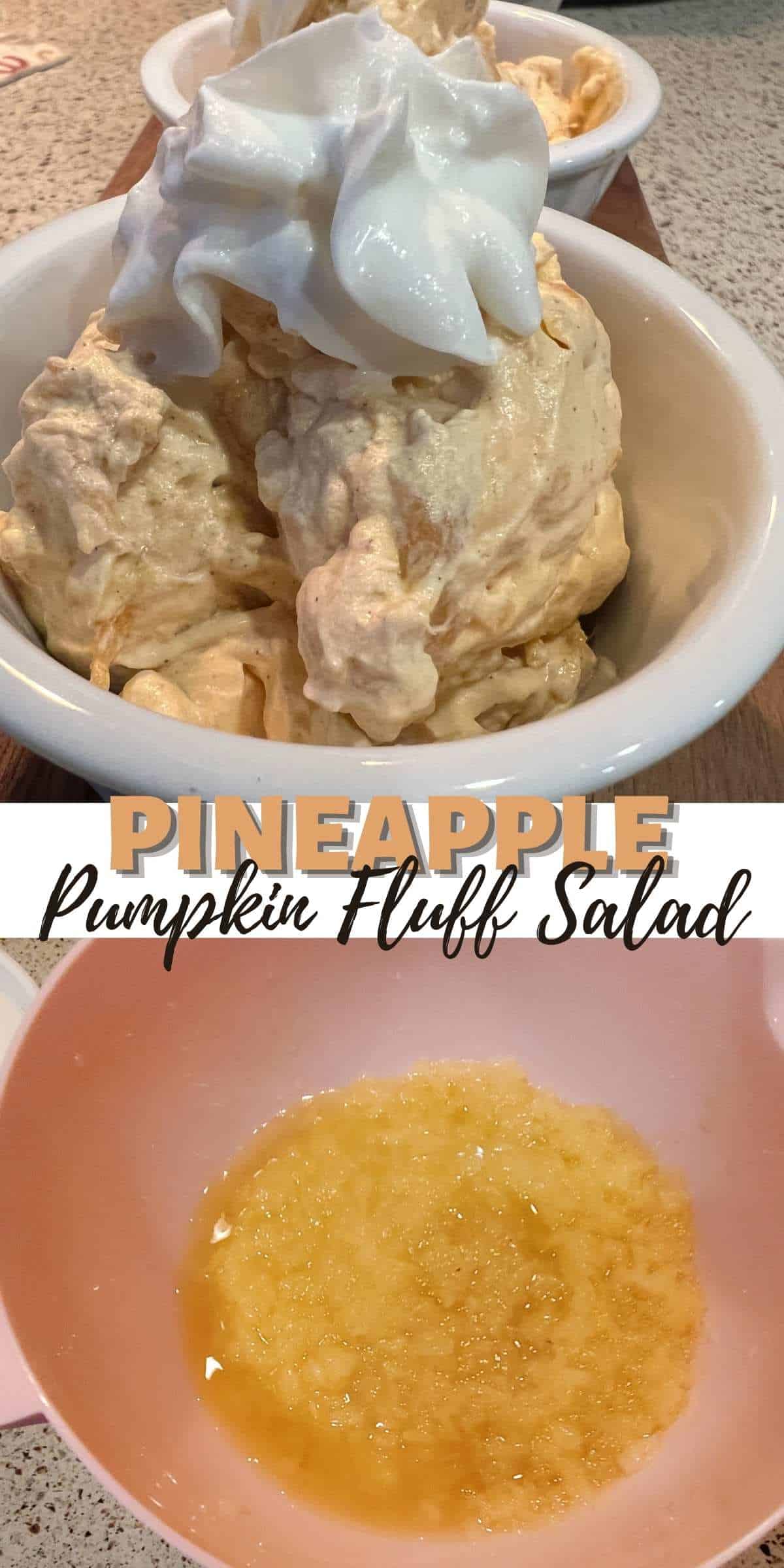 Pineapple Pumpkin Fluff Salad Recipe