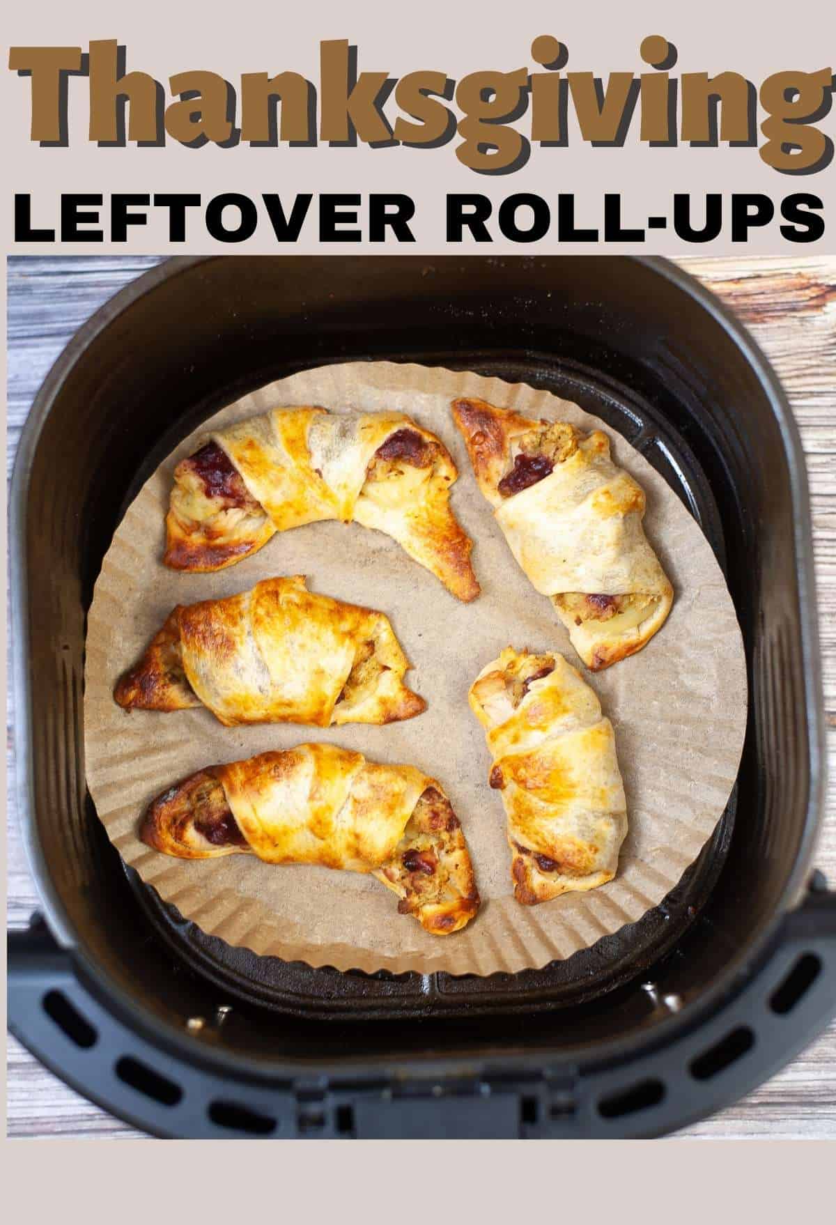 Thanksgiving Leftovers Crescent Roll-ups