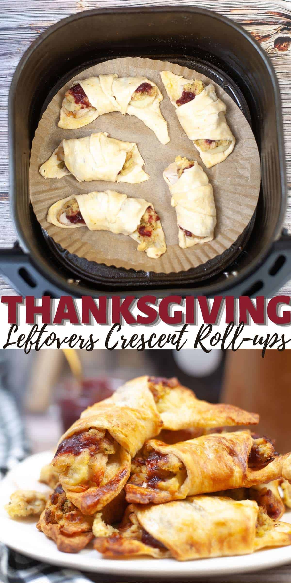 Thanksgiving Leftovers Crescent Roll-ups