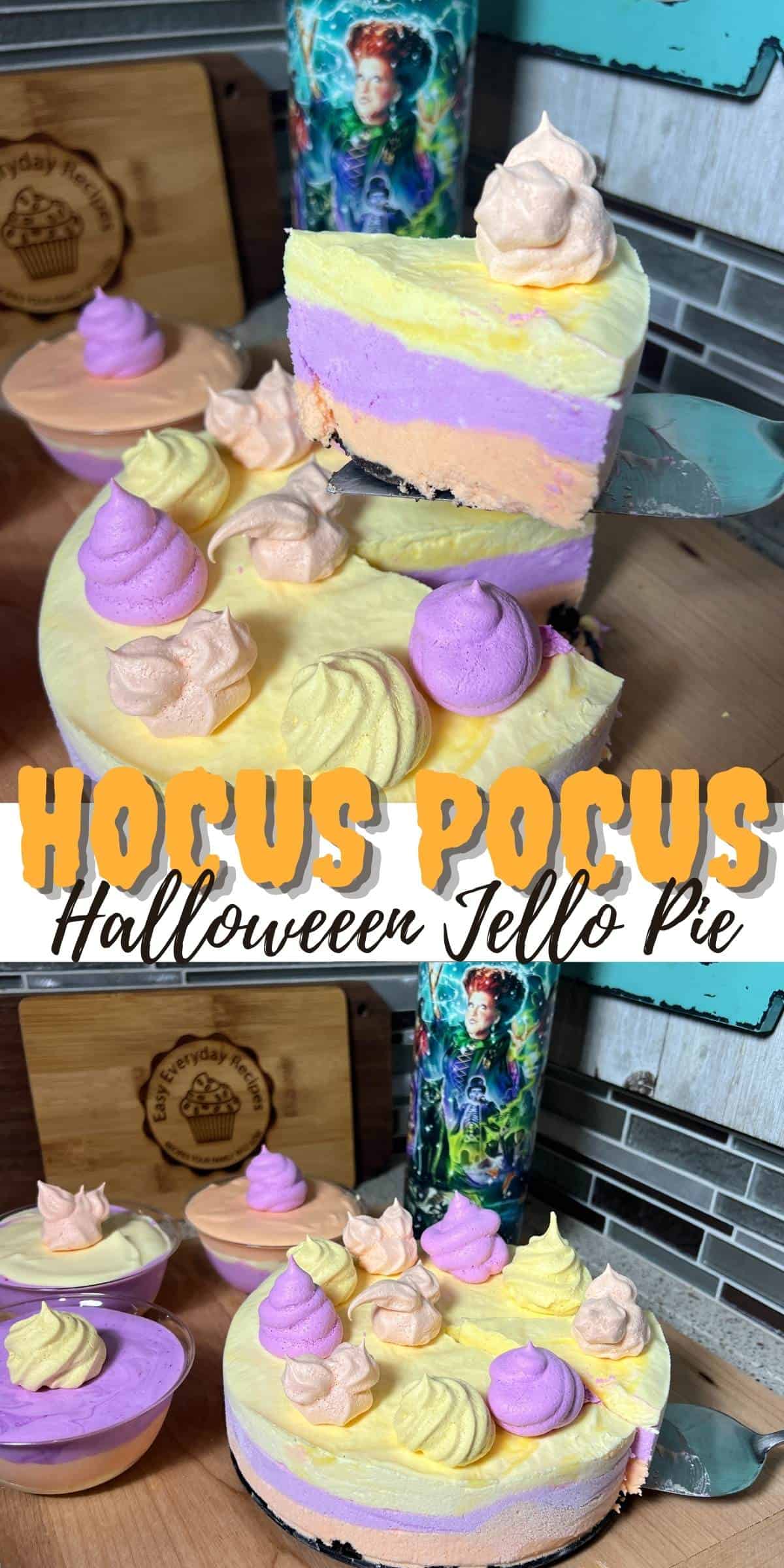 Hocus Pocus Jello Pie for Halloween