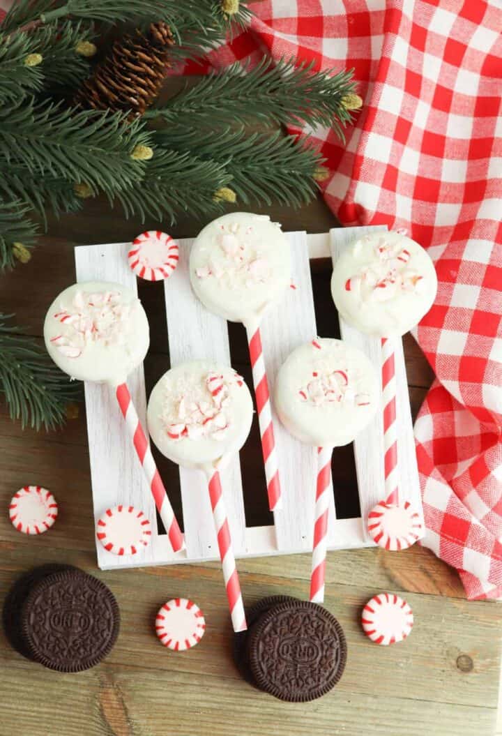 Pepermint Pop Peppermint Oreo Pops Recipe