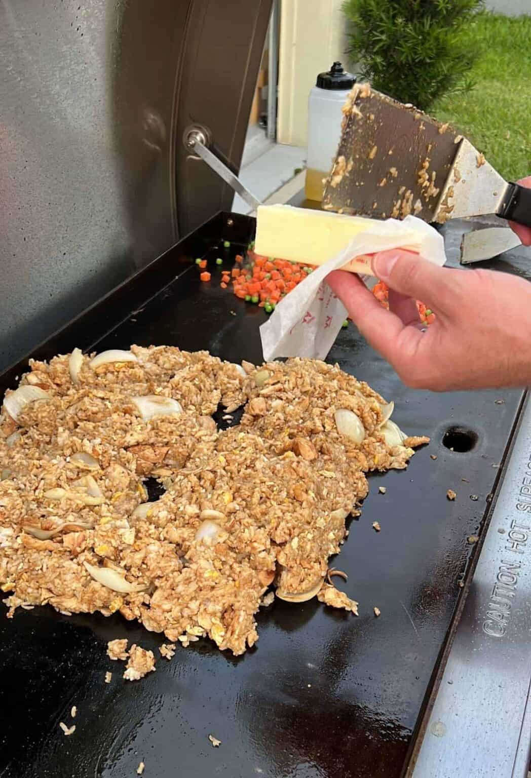 Chicken Fried Rice on the Blackstone | Dine Dream Discover