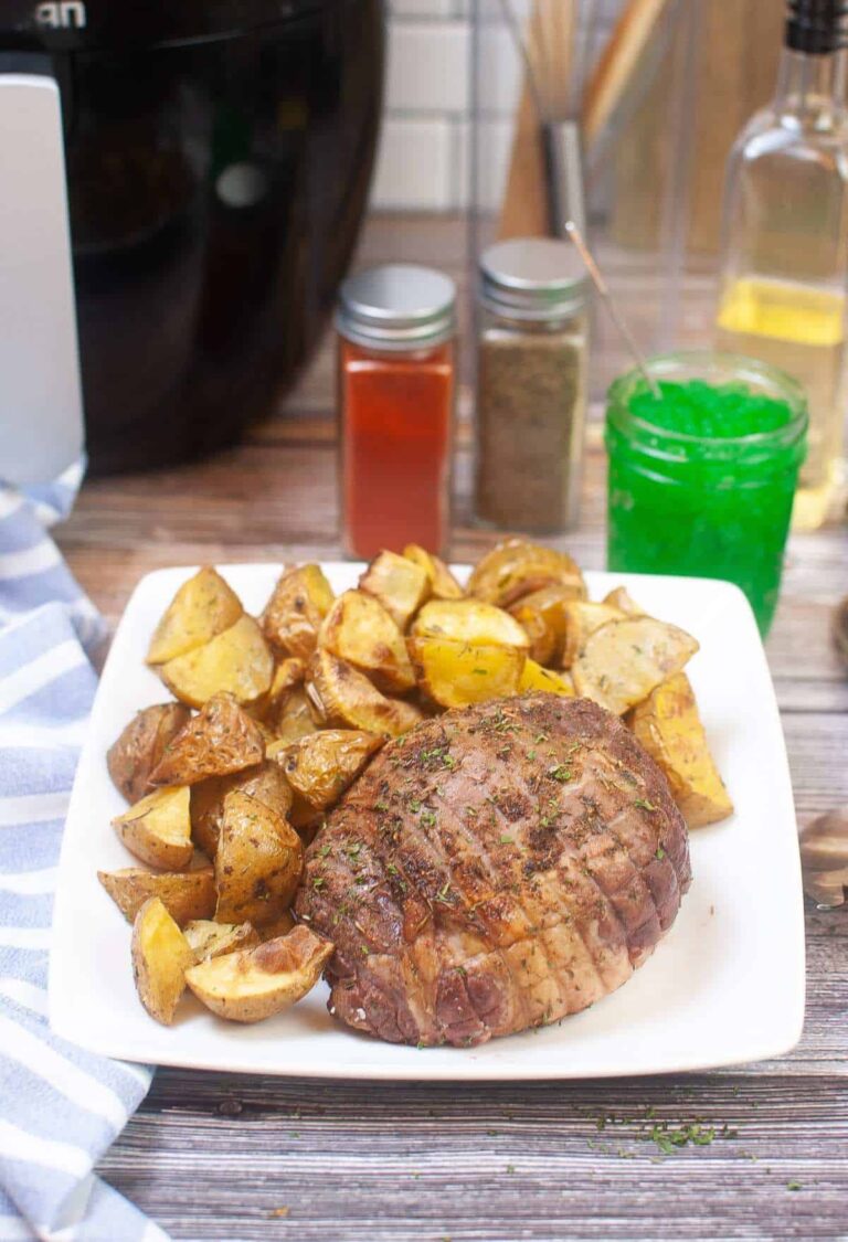 Air Fryer Roasted Lamb and Potatoes Dine Dream Discover