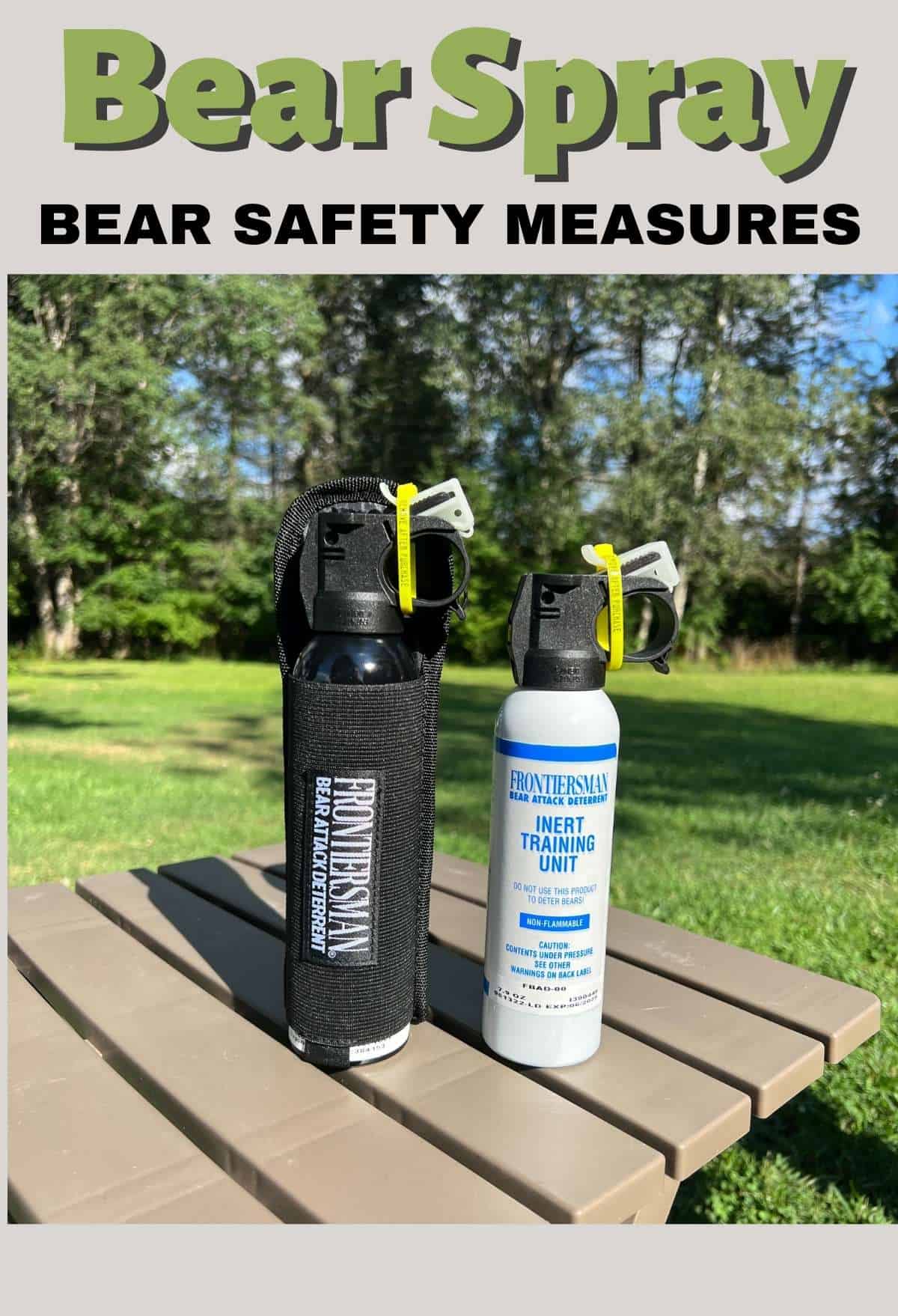 Bear Safety Measures Include Bear Spray