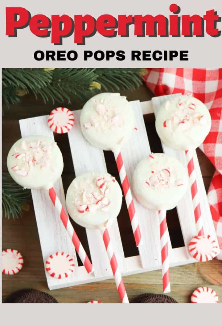 Pepermint Pop Peppermint Oreo Pops Recipe